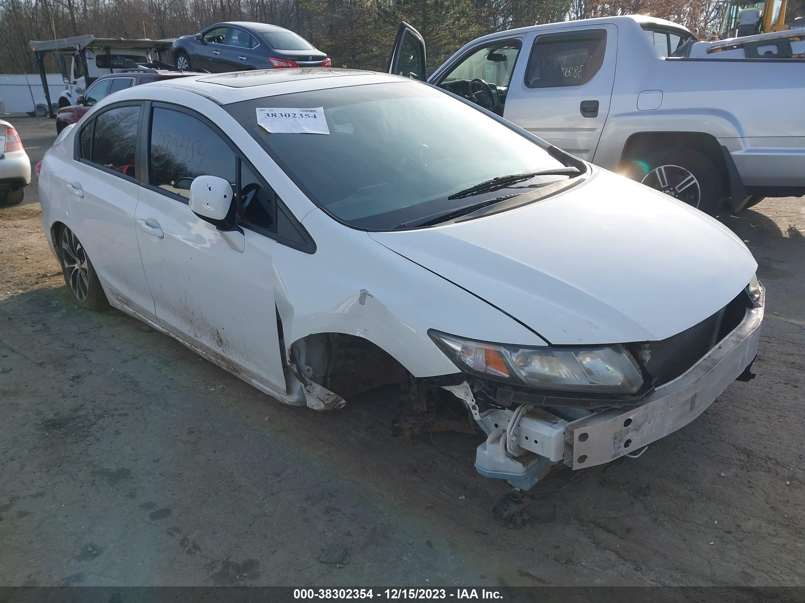 HONDA CIVIC 2013 2hgfb6e57dh708308