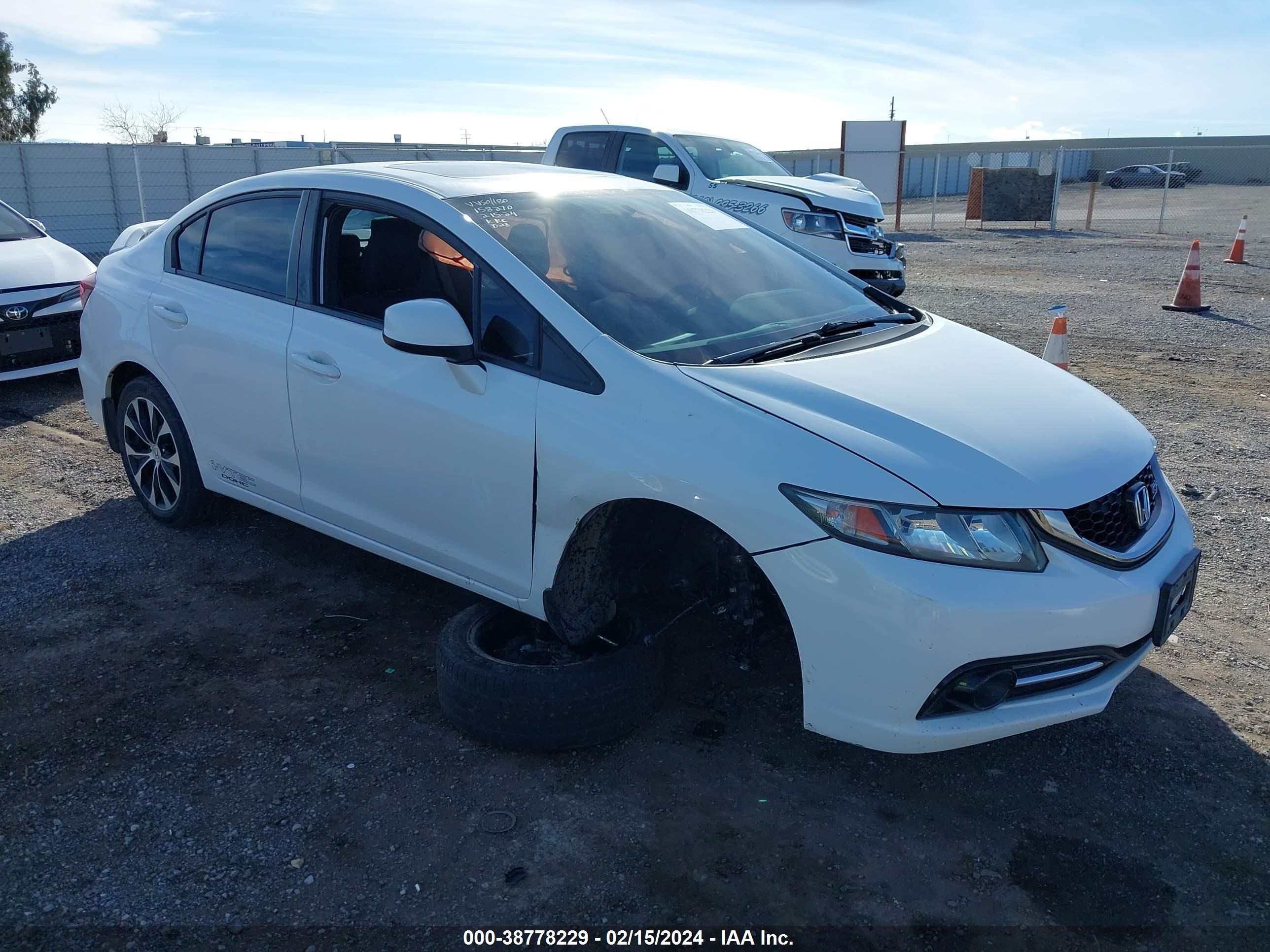 HONDA CIVIC 2013 2hgfb6e59dh708603