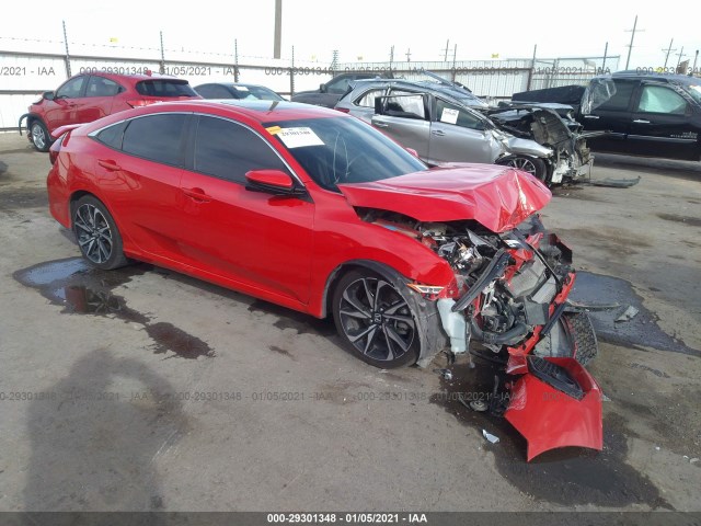 HONDA CIVIC SI SEDAN 2018 2hgfc1e50jh702698