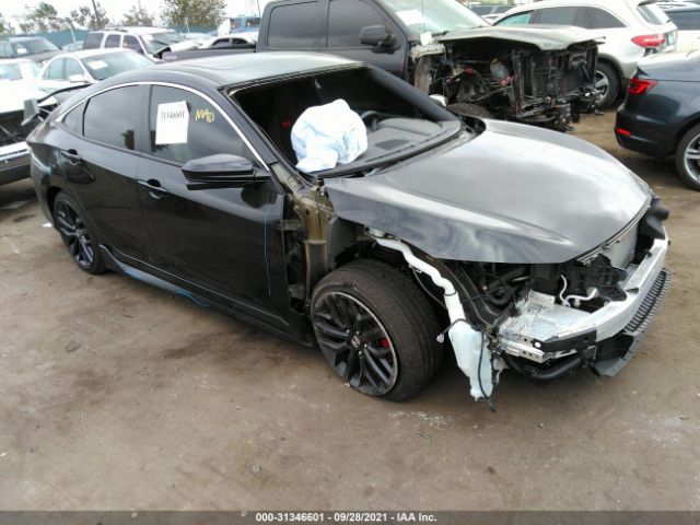 HONDA CIVIC SI SEDAN 2020 2hgfc1e50lh707659