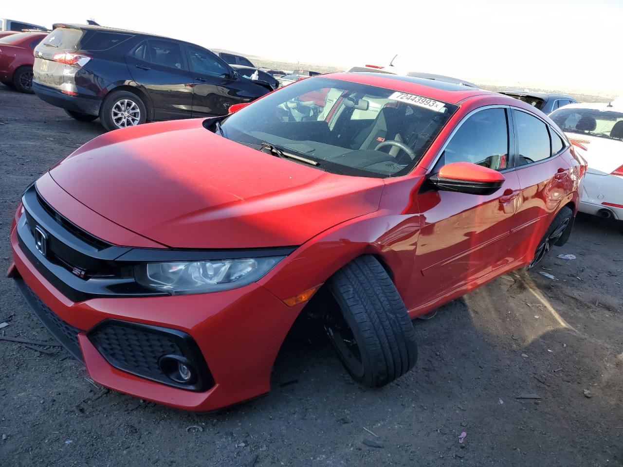 HONDA CIVIC 2018 2hgfc1e51jh707988