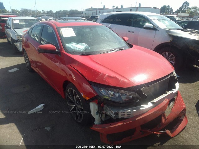 HONDA CIVIC SI SEDAN 2018 2hgfc1e52jh706199