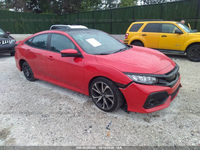 HONDA CIVIC SI SEDAN 2018 2hgfc1e53jh709547