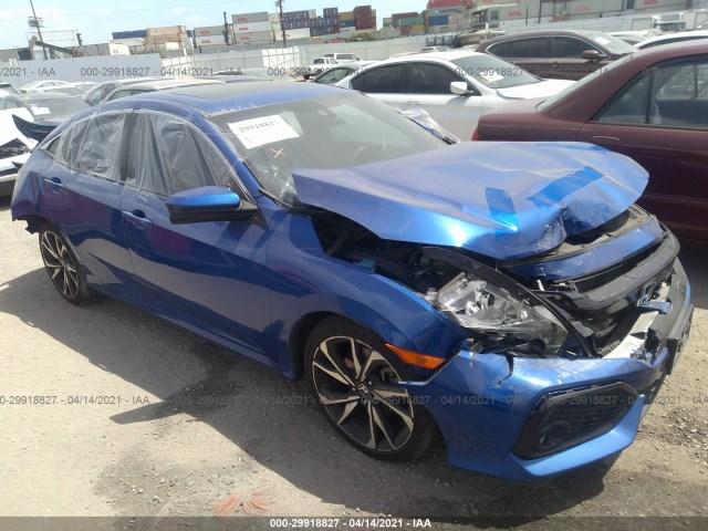 HONDA CIVIC SI SEDAN 2018 2hgfc1e57jh700320