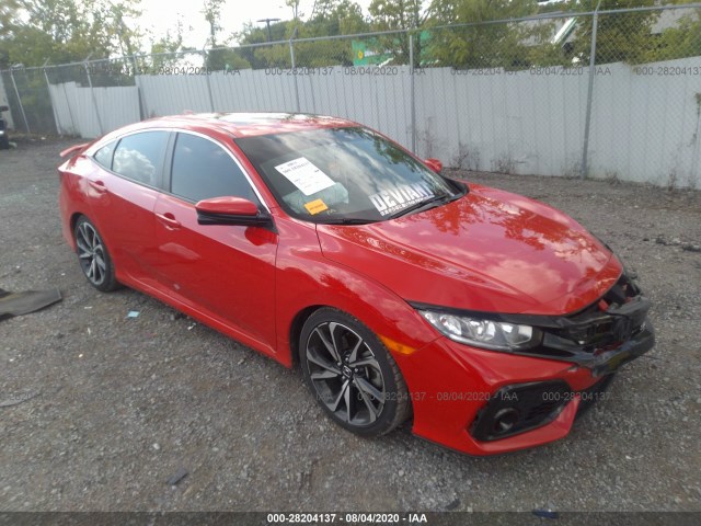 HONDA CIVIC SI SEDAN 2019 2hgfc1e57kh702649