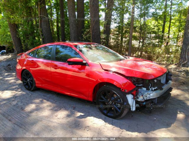 HONDA CIVIC SI SEDAN 2019 2hgfc1e57kh706071