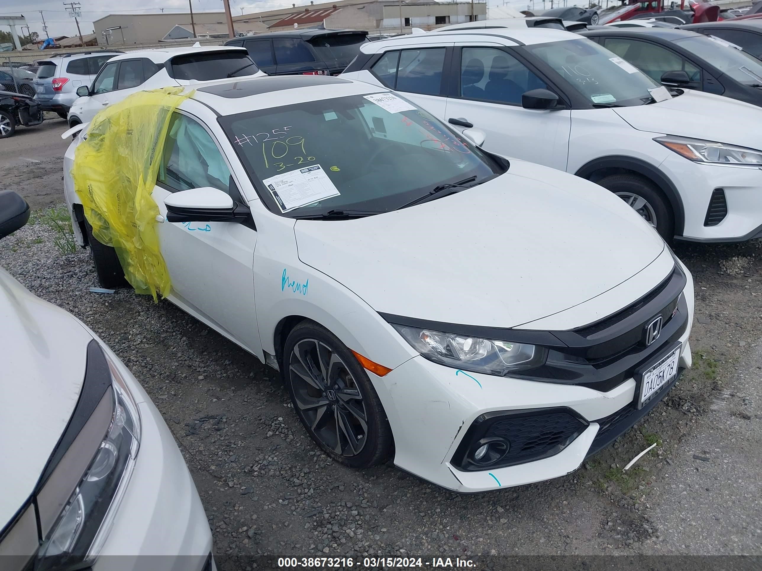 HONDA CIVIC 2018 2hgfc1e59jh700531