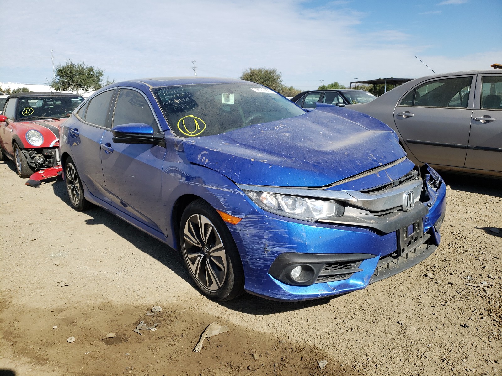 HONDA CIVIC EX 2016 2hgfc1f38gh655314