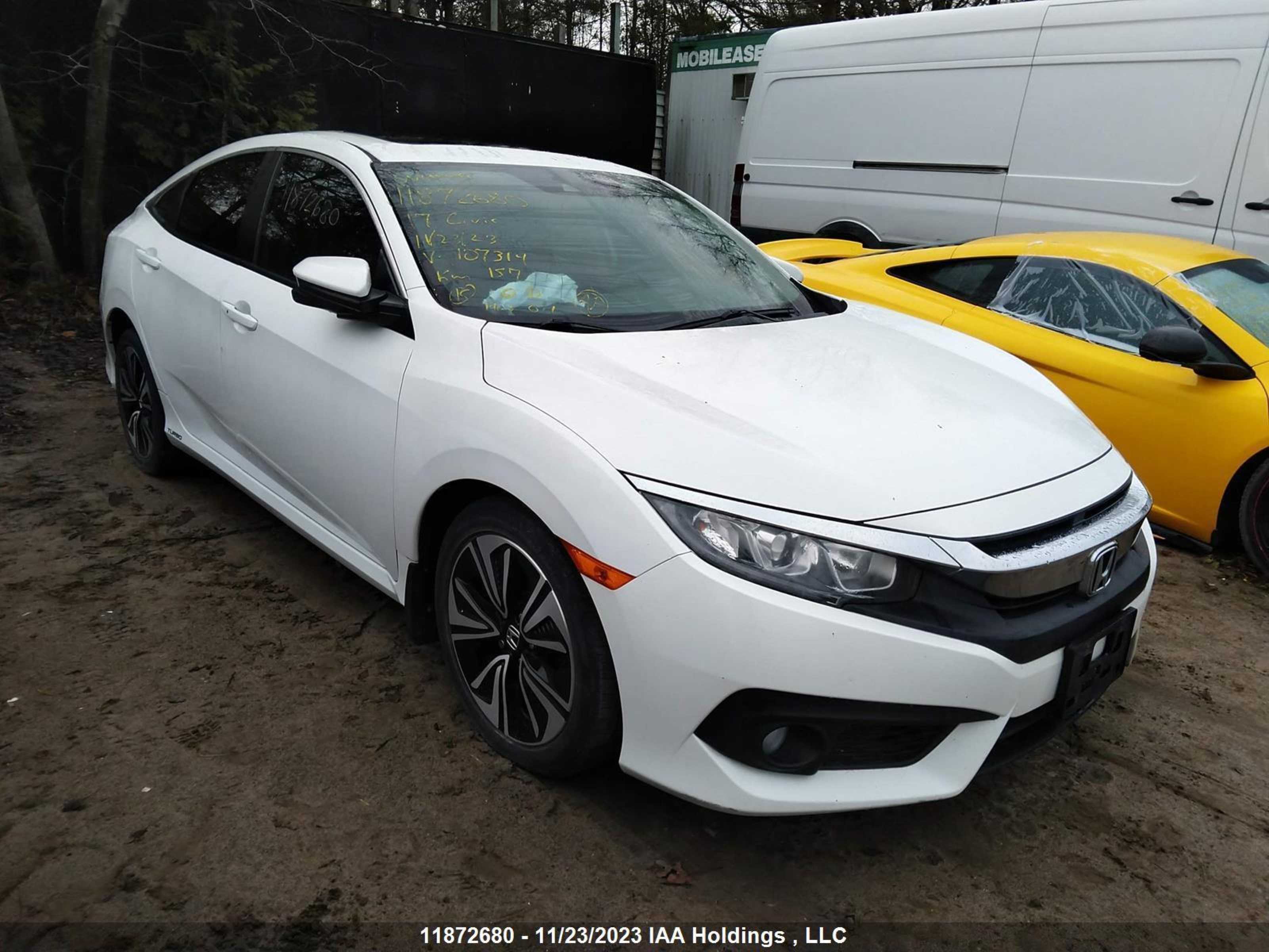 HONDA CIVIC 2017 2hgfc1f45hh107314