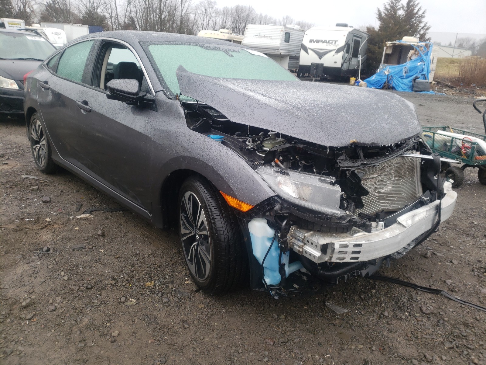 HONDA CIVIC EXL 2018 2hgfc1f74jh644546