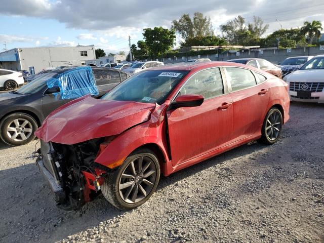 HONDA CIVIC EXL 2019 2hgfc1f77kh650214