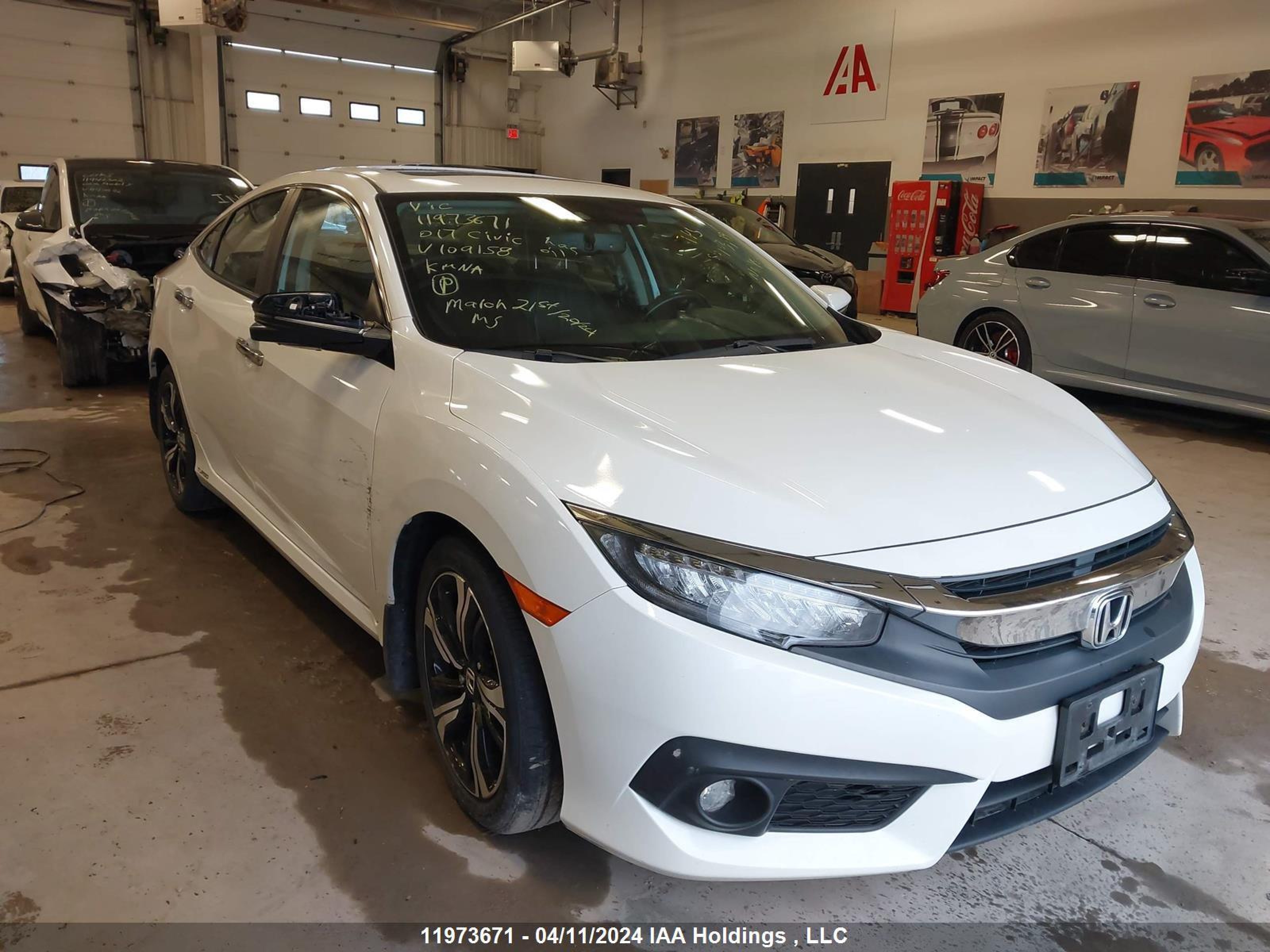 HONDA CIVIC 2017 2hgfc1f90hh109158