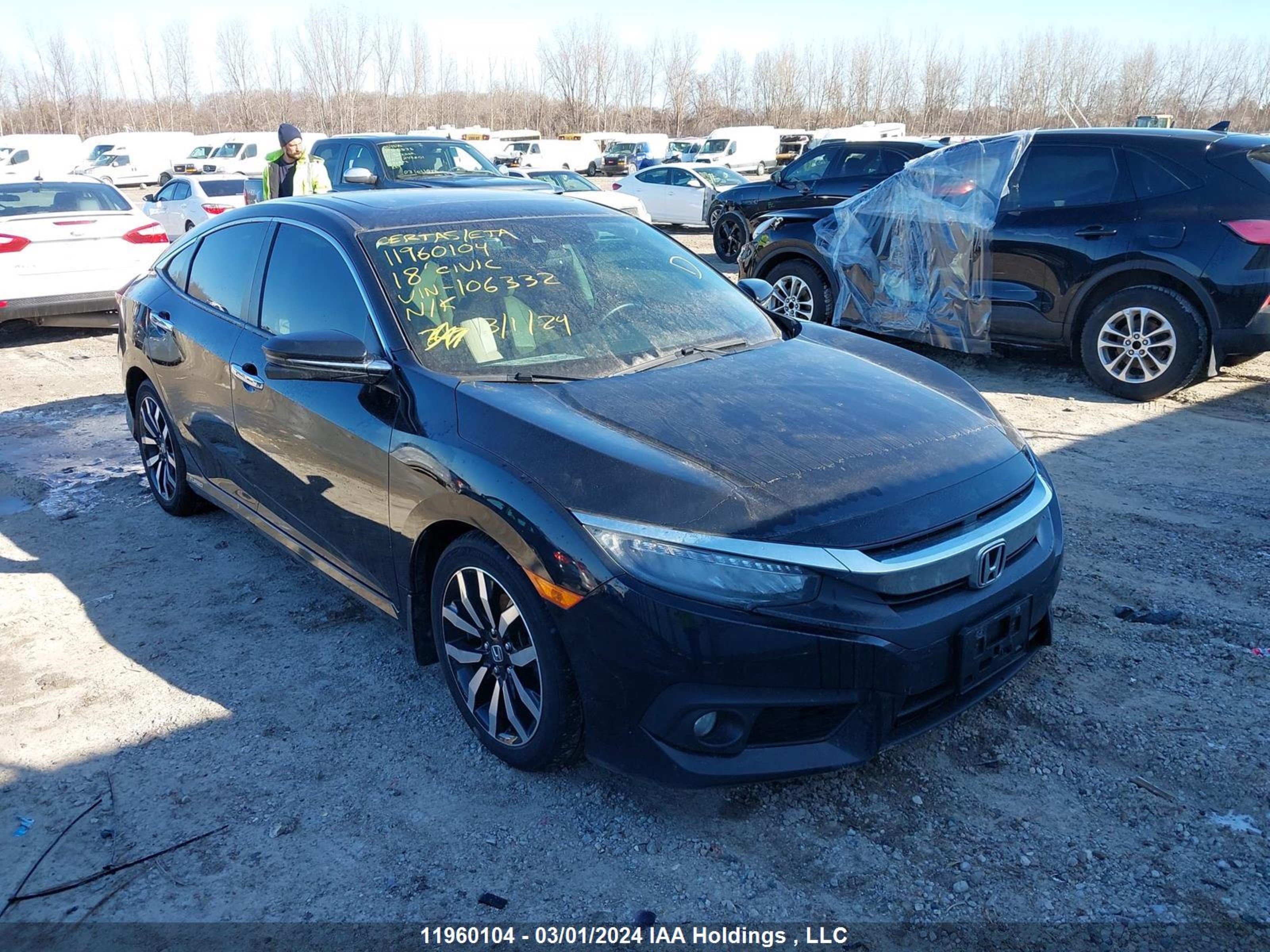 HONDA CIVIC 2018 2hgfc1f90jh106332