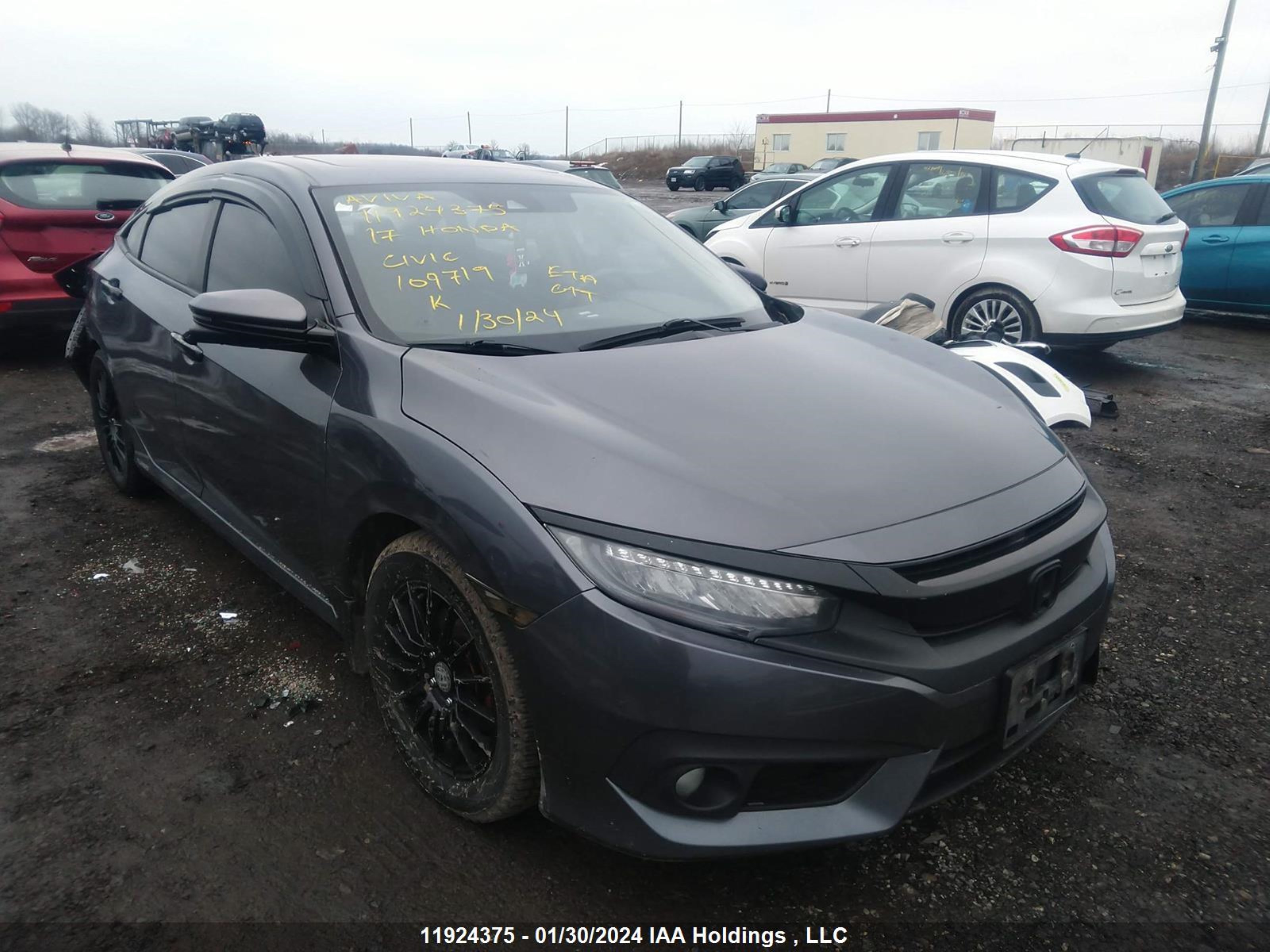 HONDA CIVIC 2017 2hgfc1f93hh109719