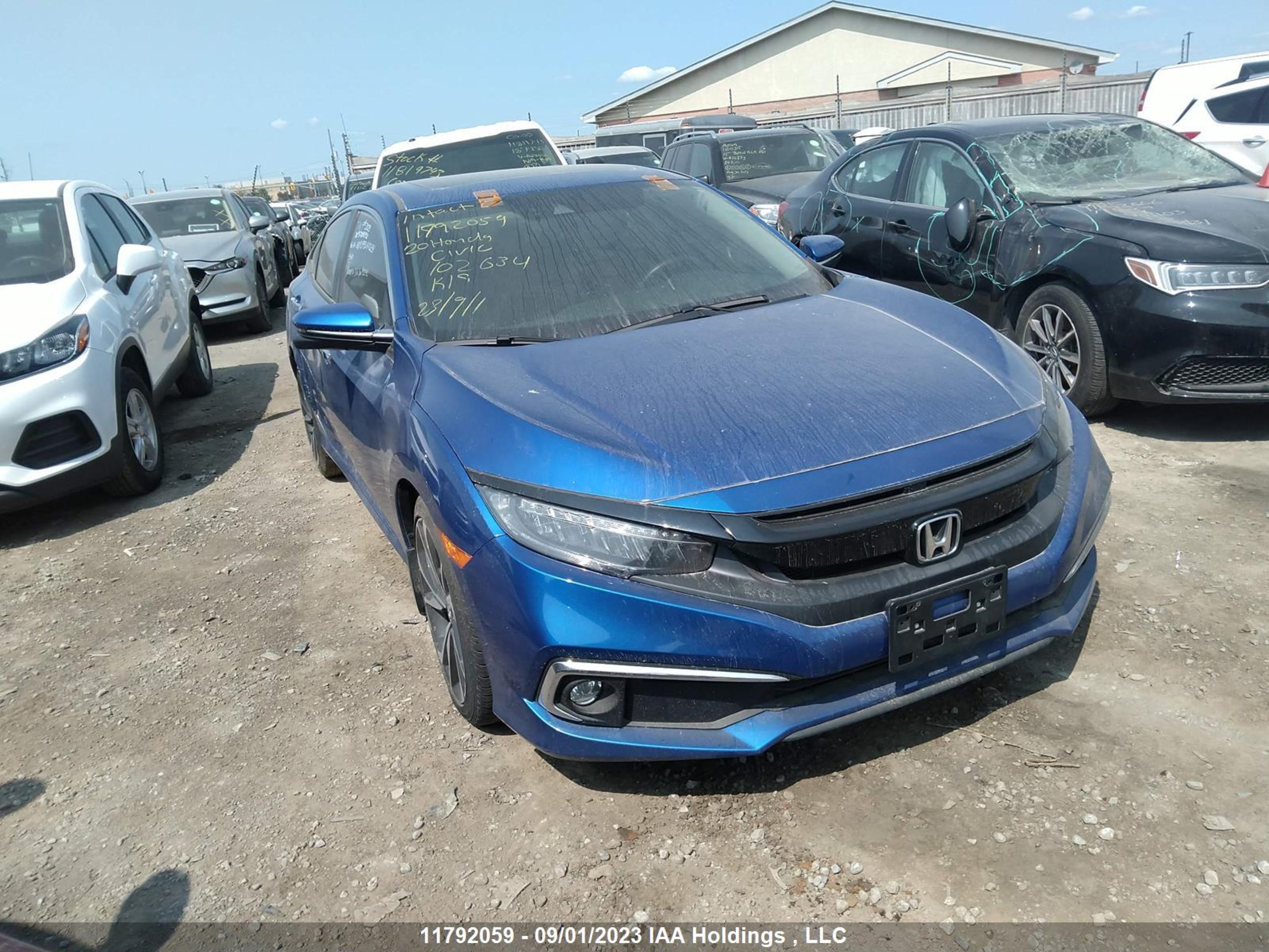 HONDA CIVIC 2020 2hgfc1f93lh102634