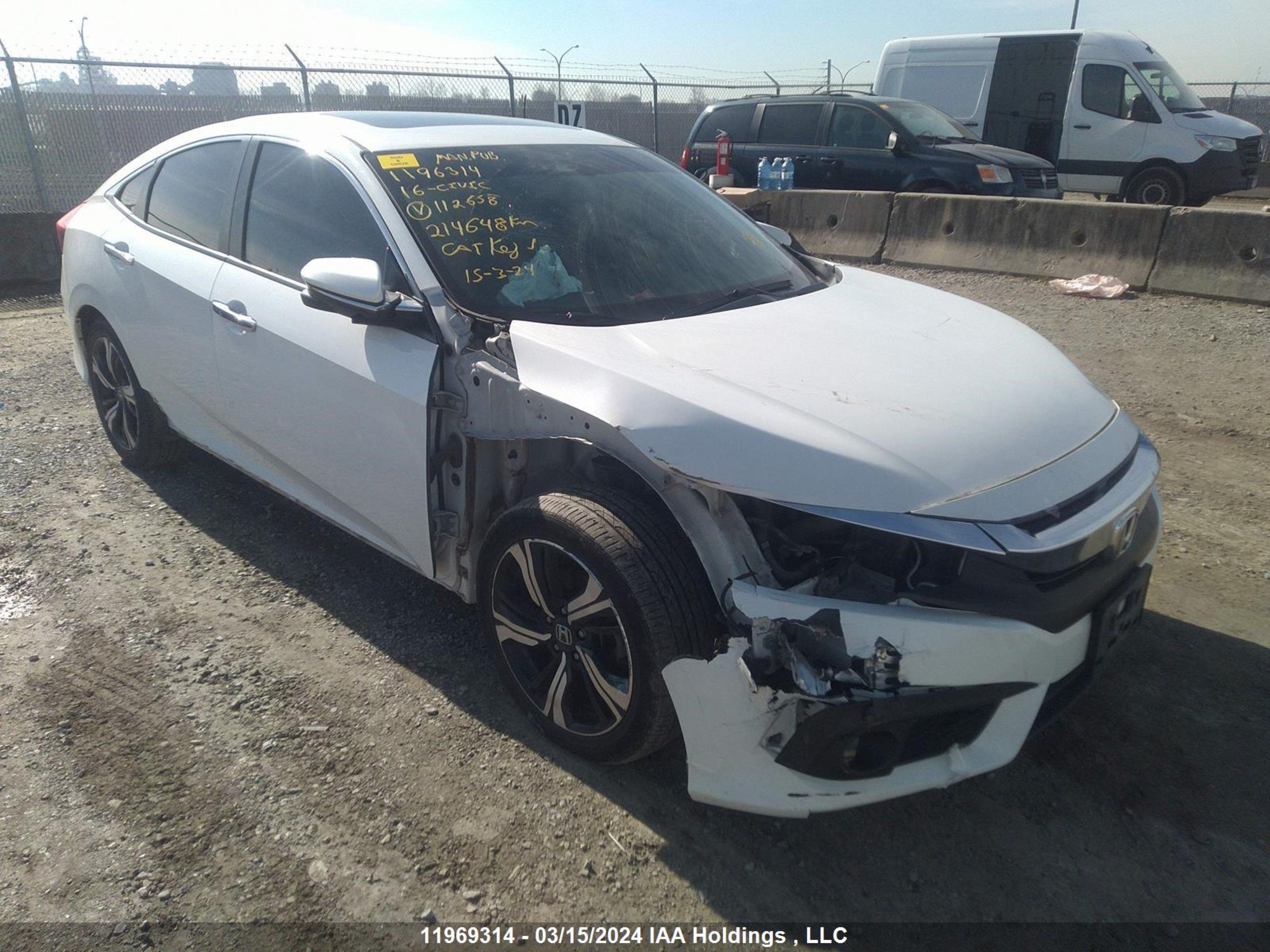 HONDA CIVIC 2016 2hgfc1f94gh112658