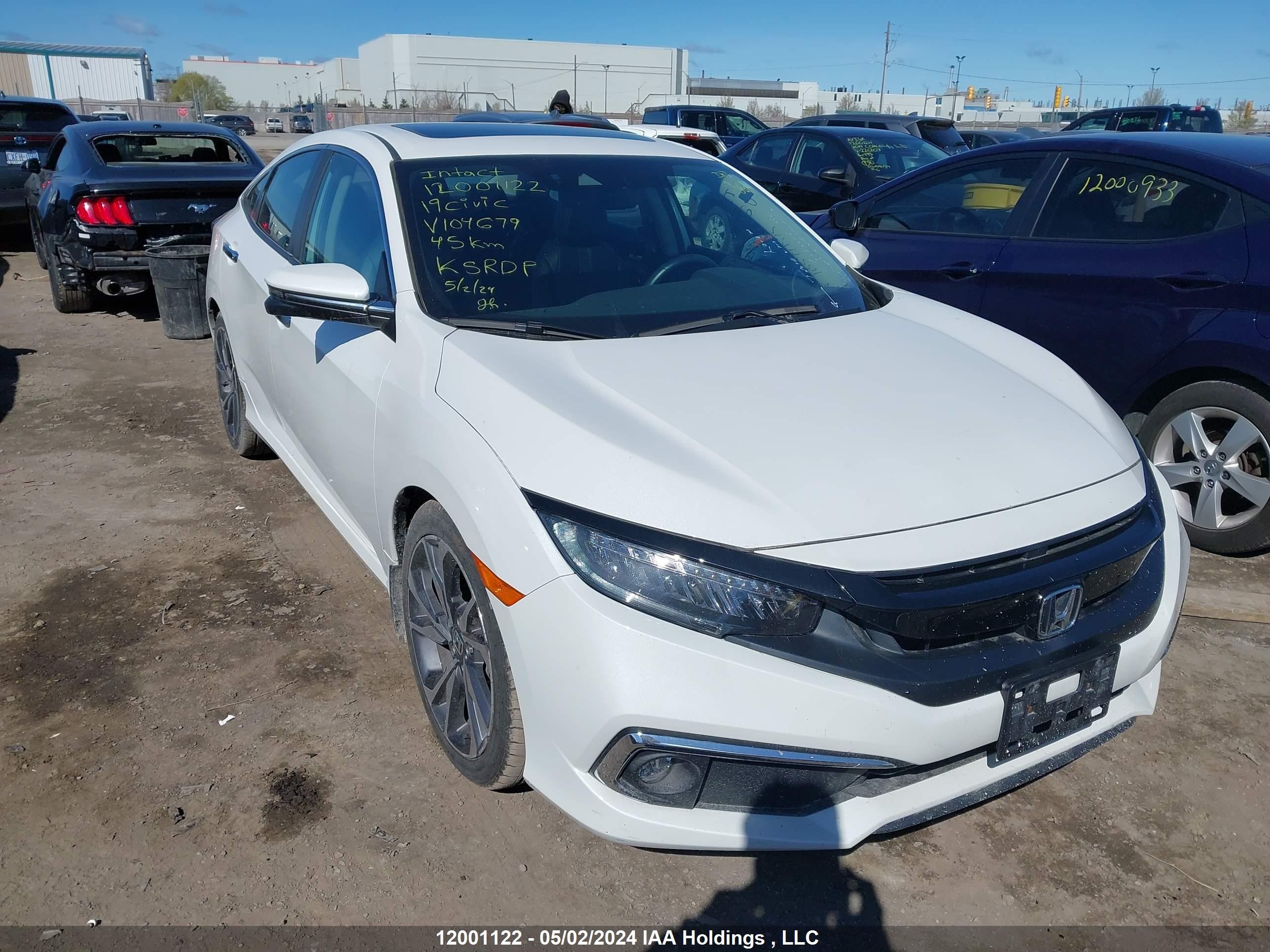 HONDA CIVIC 2019 2hgfc1f94kh104679