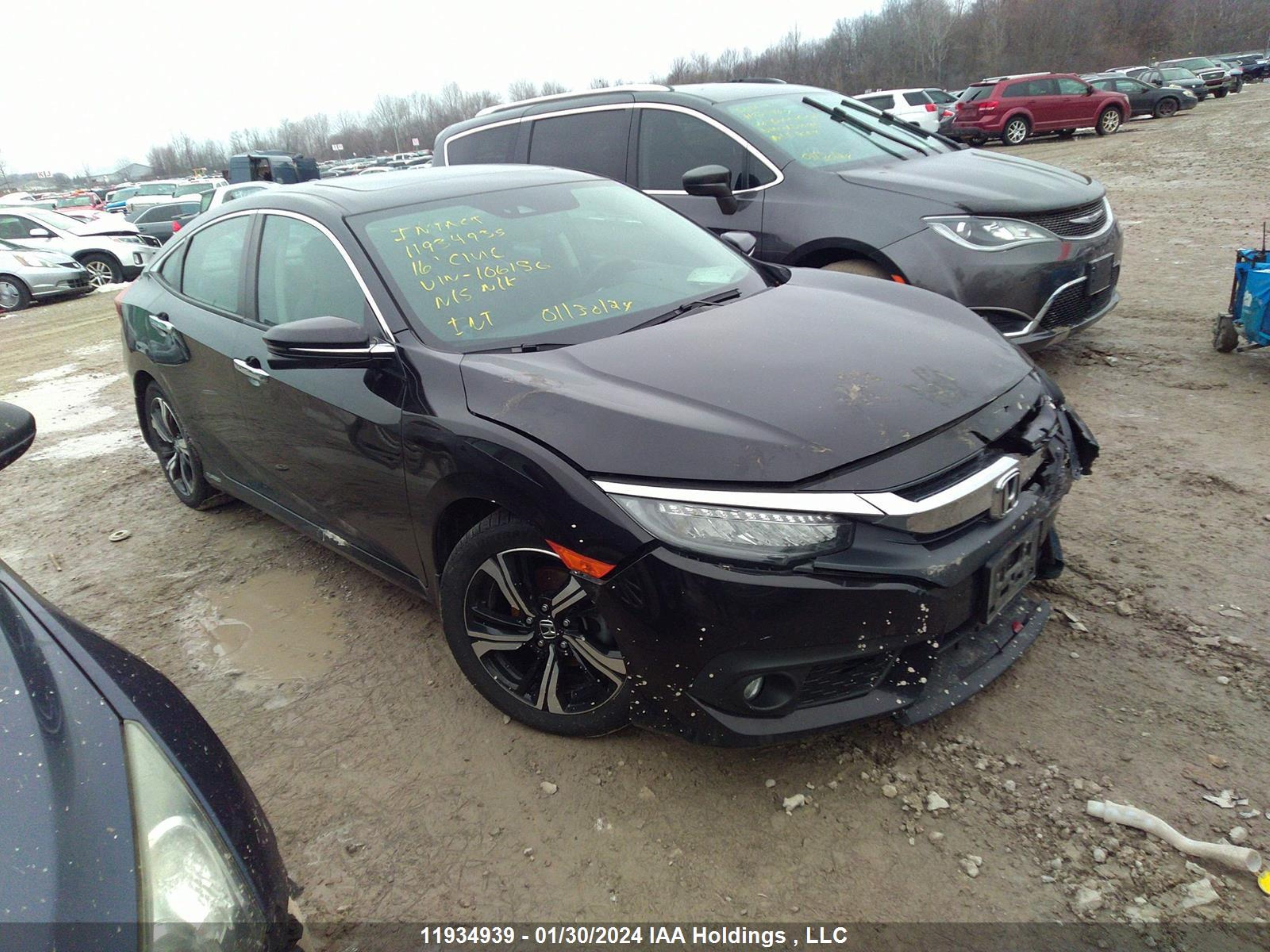 HONDA CIVIC 2016 2hgfc1f95gh106156