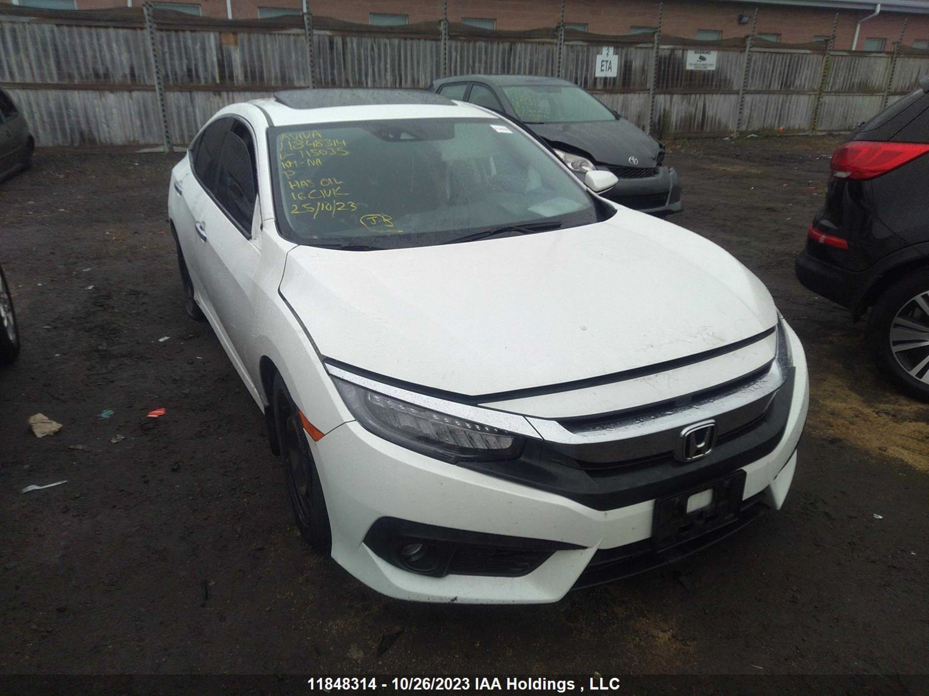 HONDA CIVIC 2016 2hgfc1f95gh115035