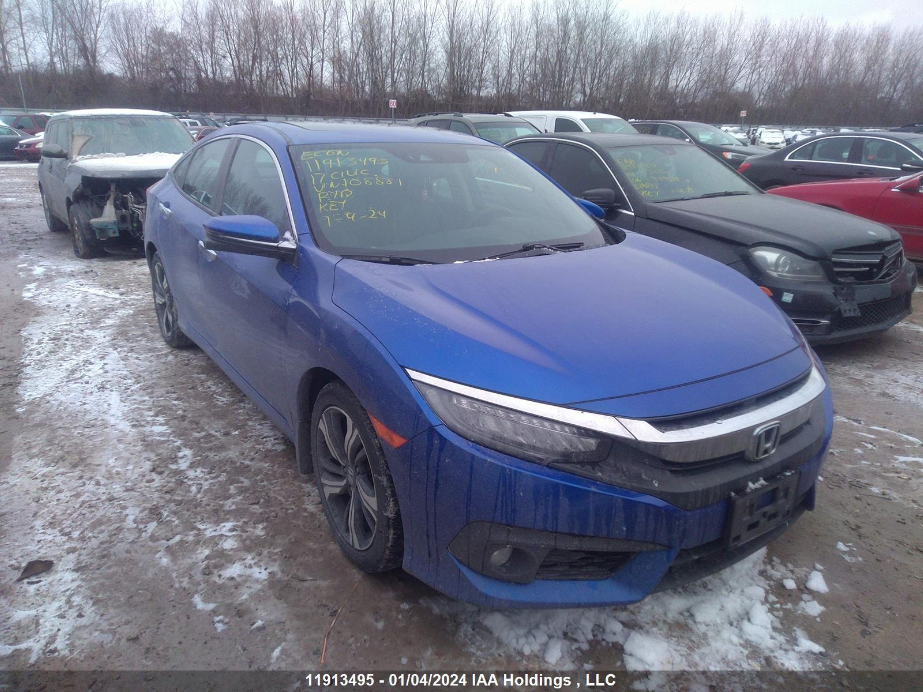 HONDA CIVIC 2017 2hgfc1f97hh108881