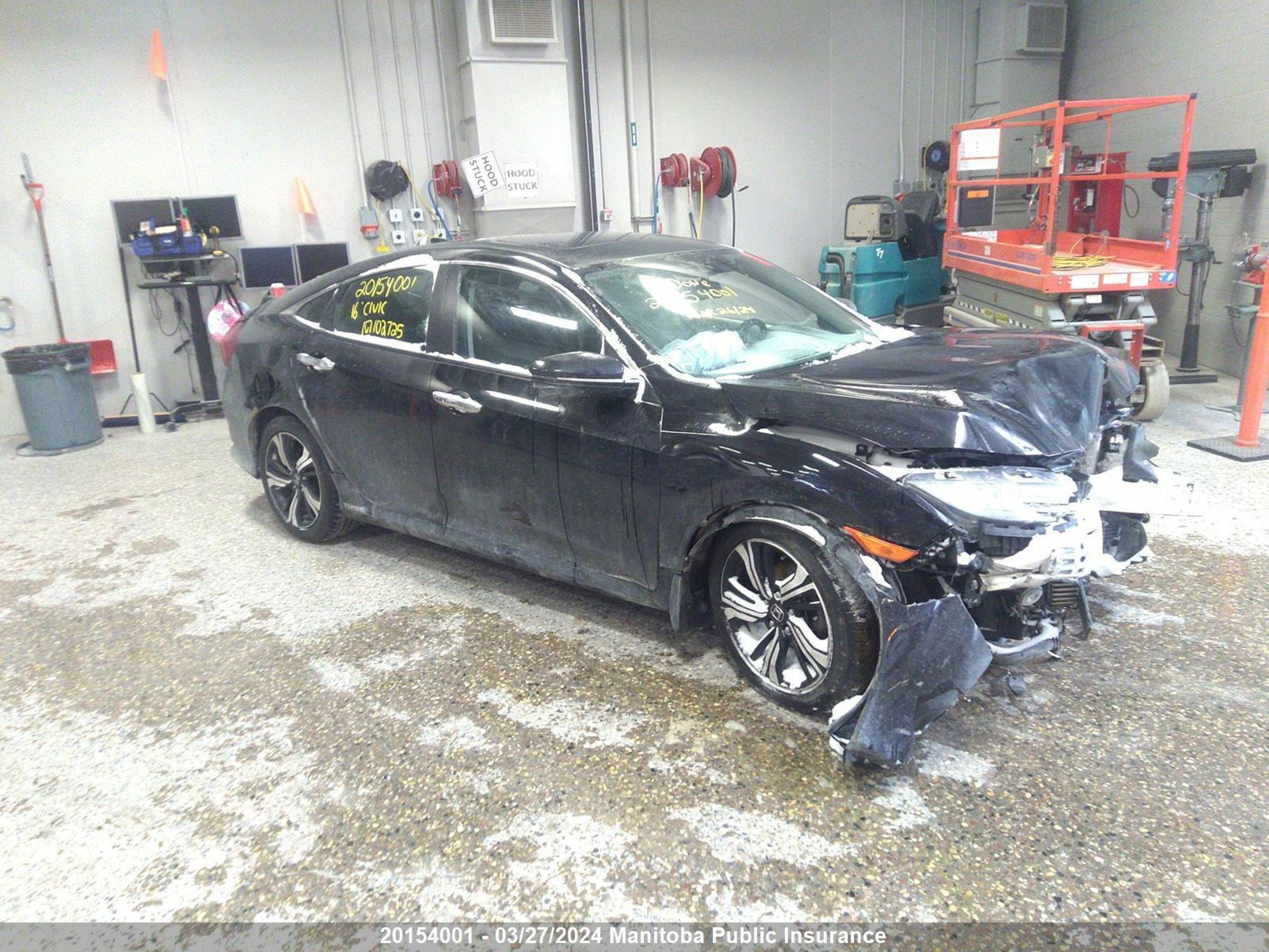 HONDA CIVIC 2016 2hgfc1f99gh102725