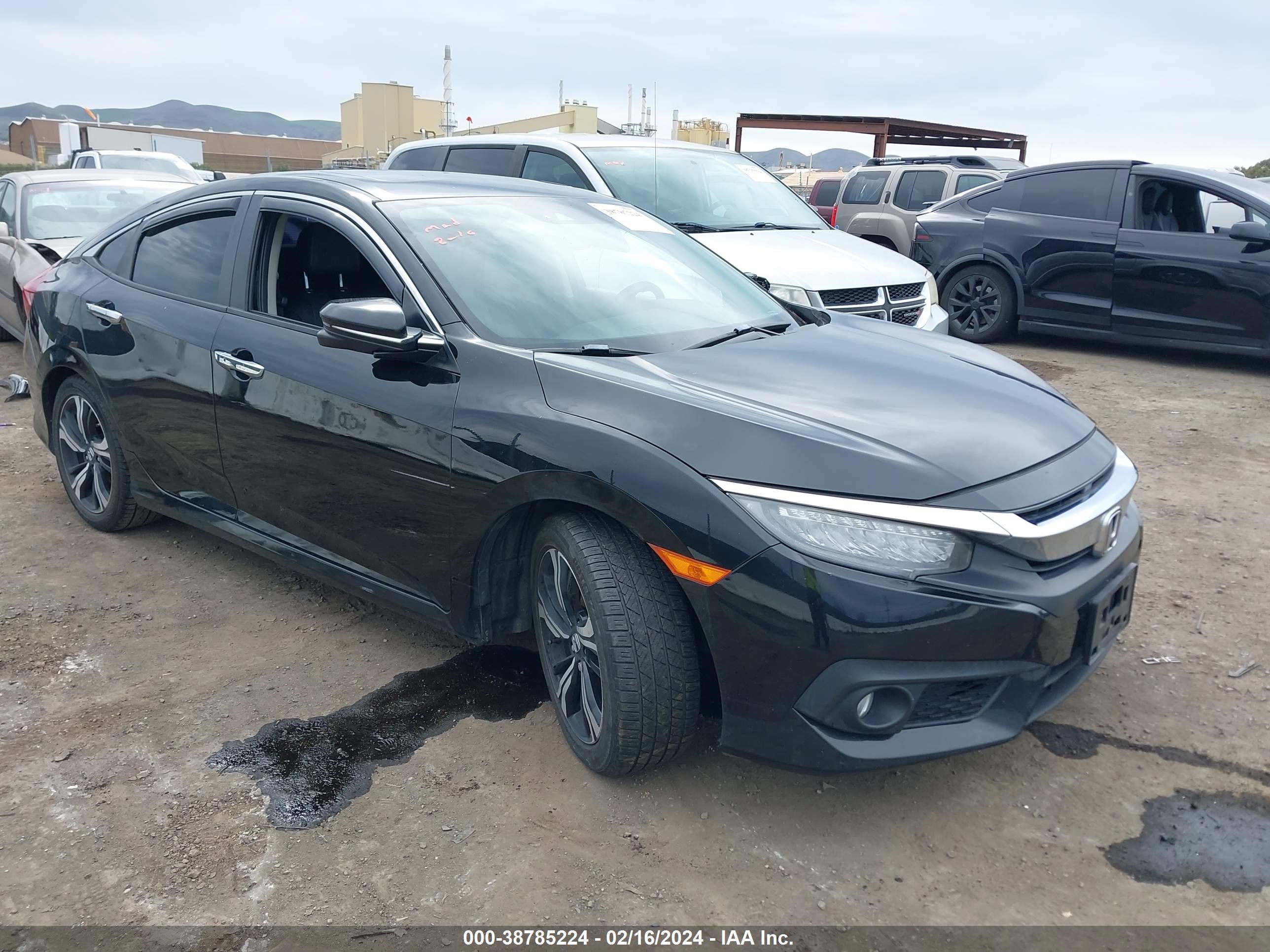 HONDA CIVIC 2017 2hgfc1f99hh654534