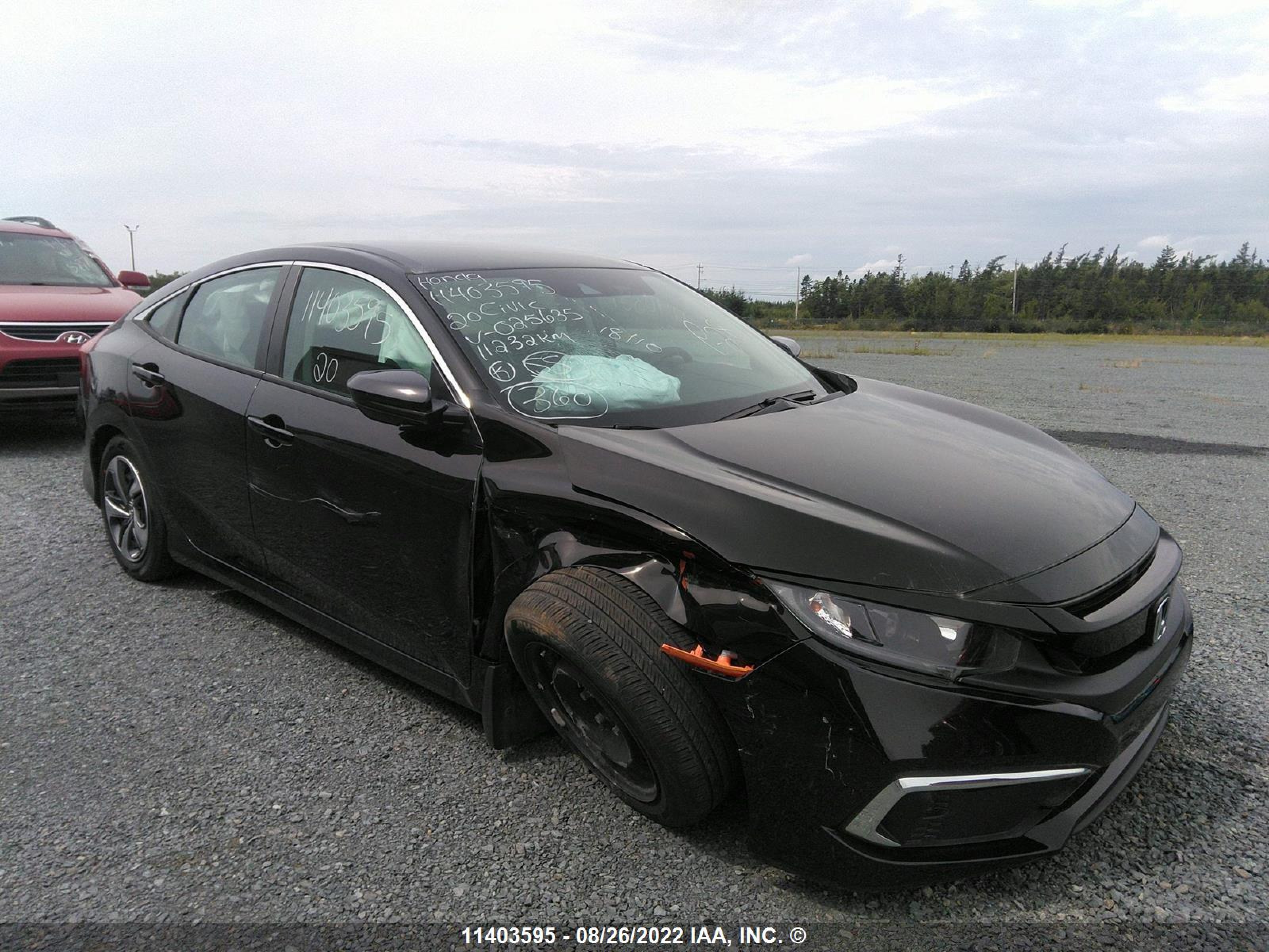 HONDA CIVIC 2020 2hgfc2e58lh025635