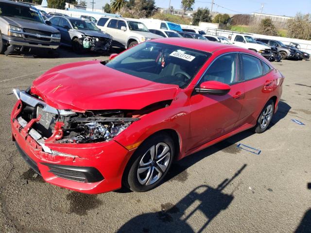 HONDA CIVIC LX 2018 2hgfc2f50jh511495