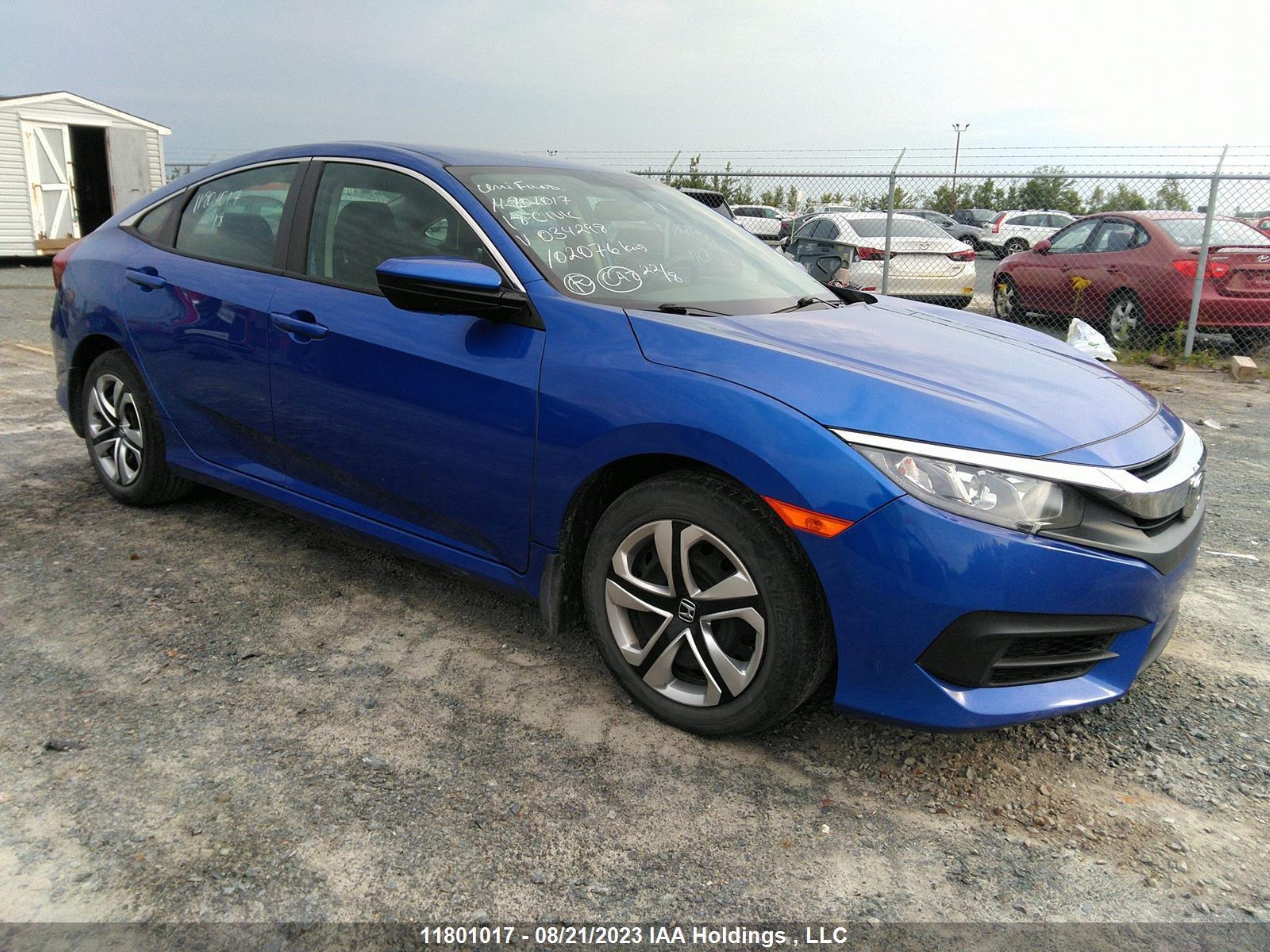 HONDA CIVIC 2018 2hgfc2f51jh034298