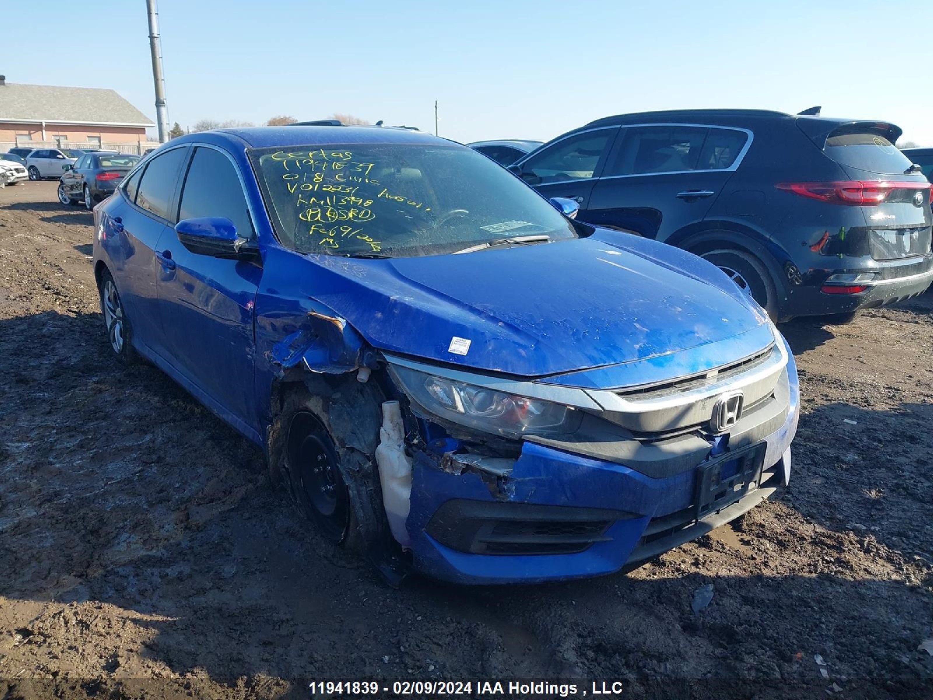 HONDA CIVIC 2018 2hgfc2f52jh012231