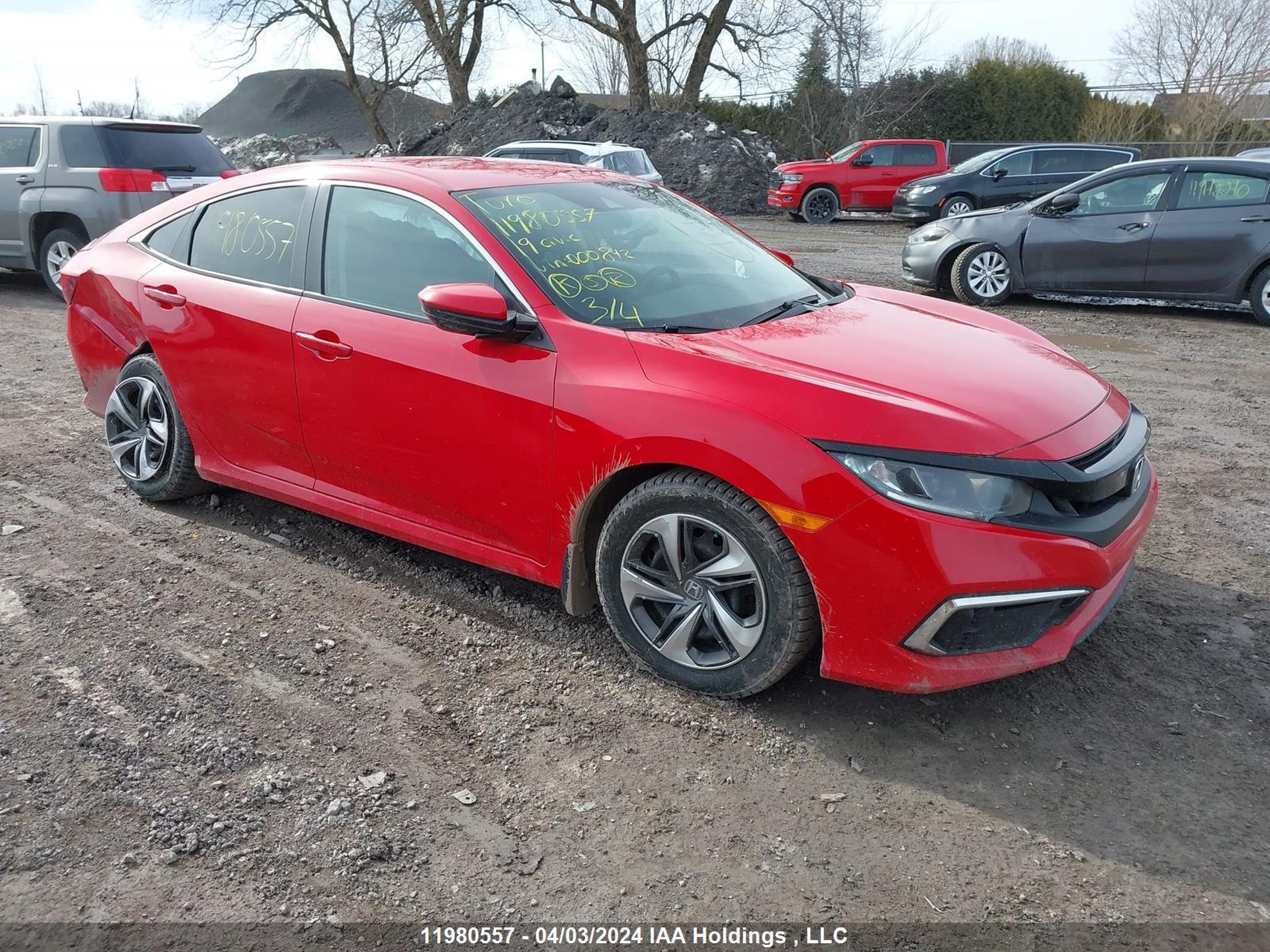 HONDA CIVIC 2019 2hgfc2f52kh000842