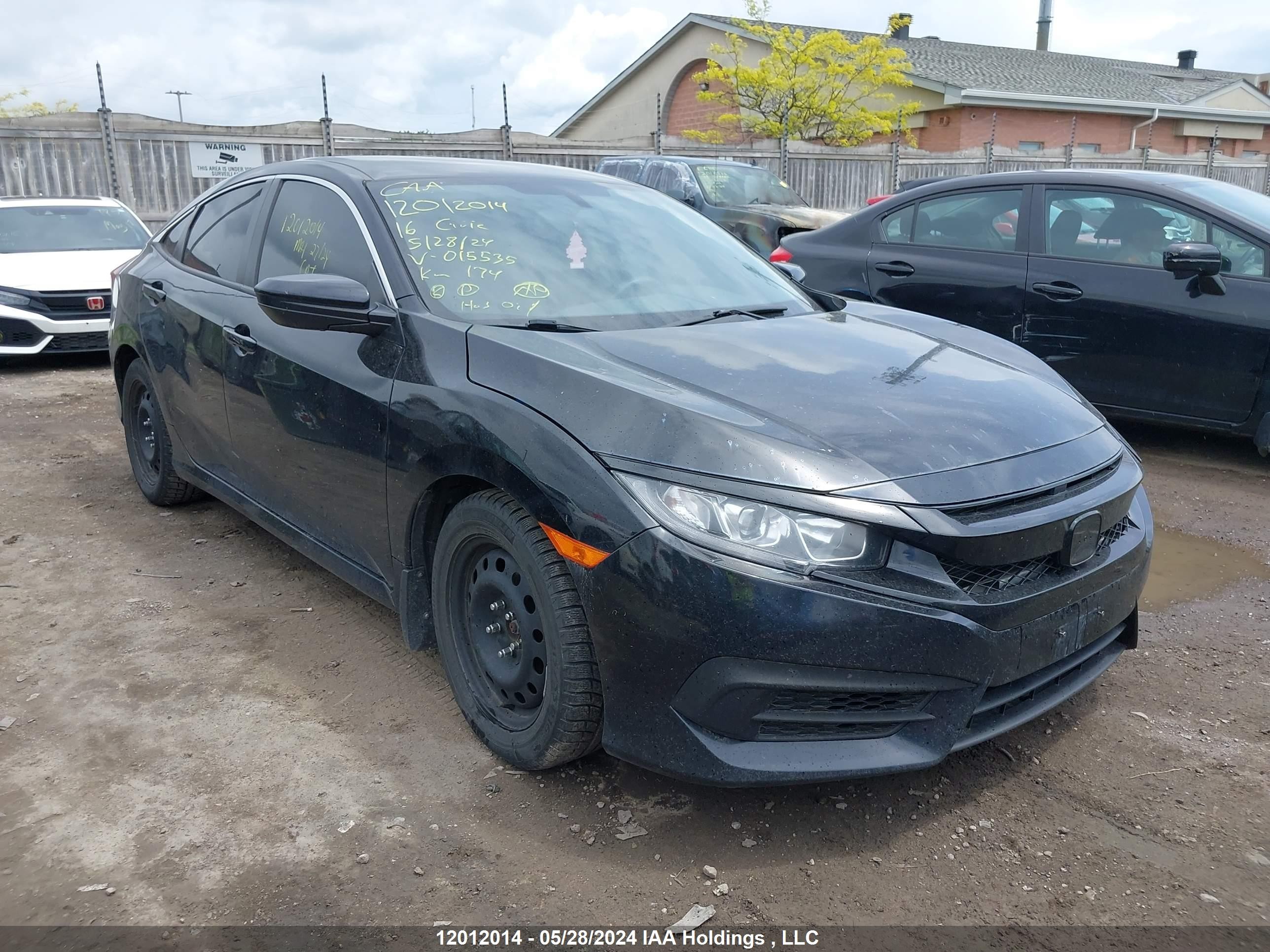 HONDA CIVIC 2016 2hgfc2f53gh015535