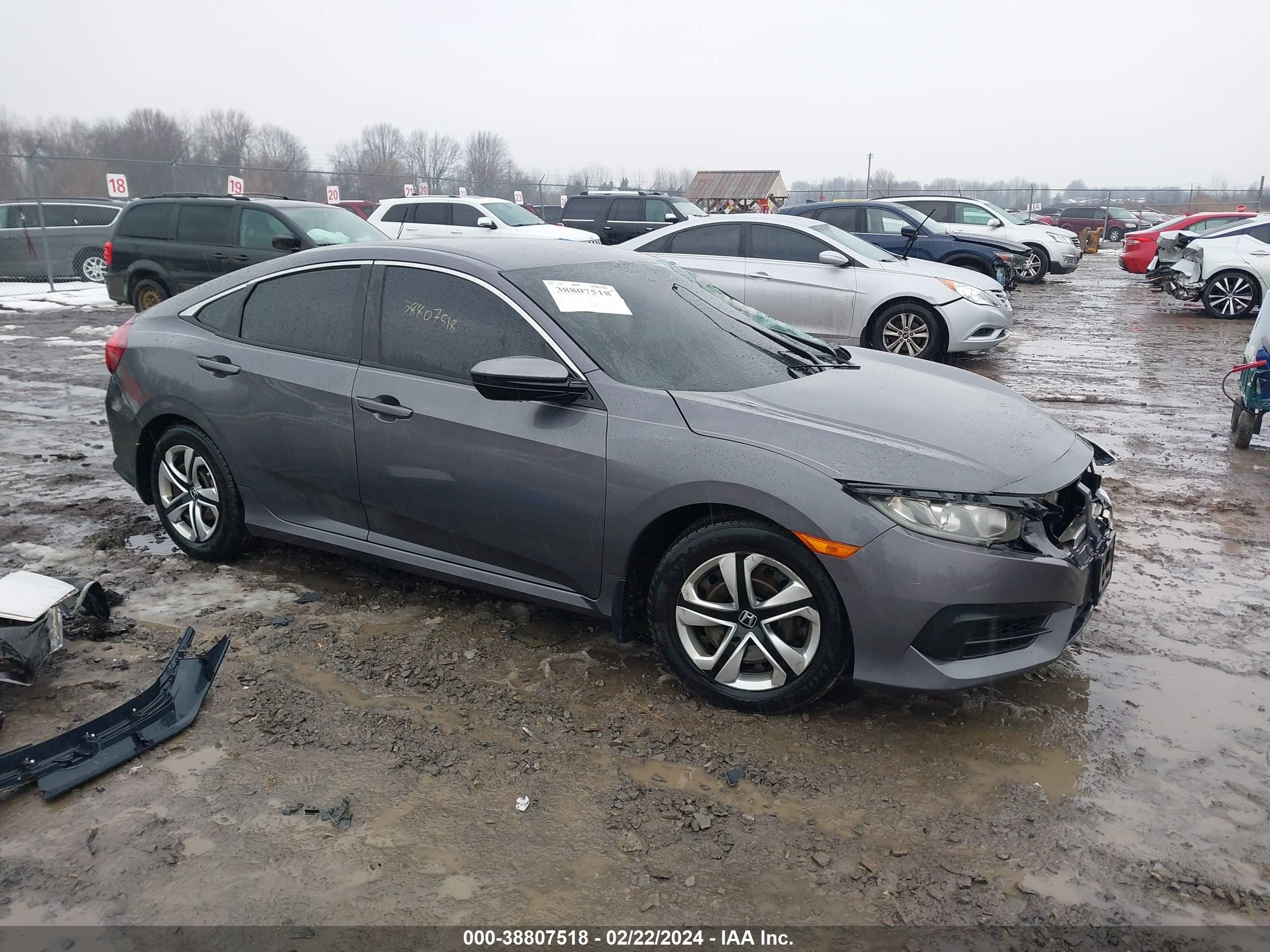 HONDA CIVIC 2016 2hgfc2f54gh502713