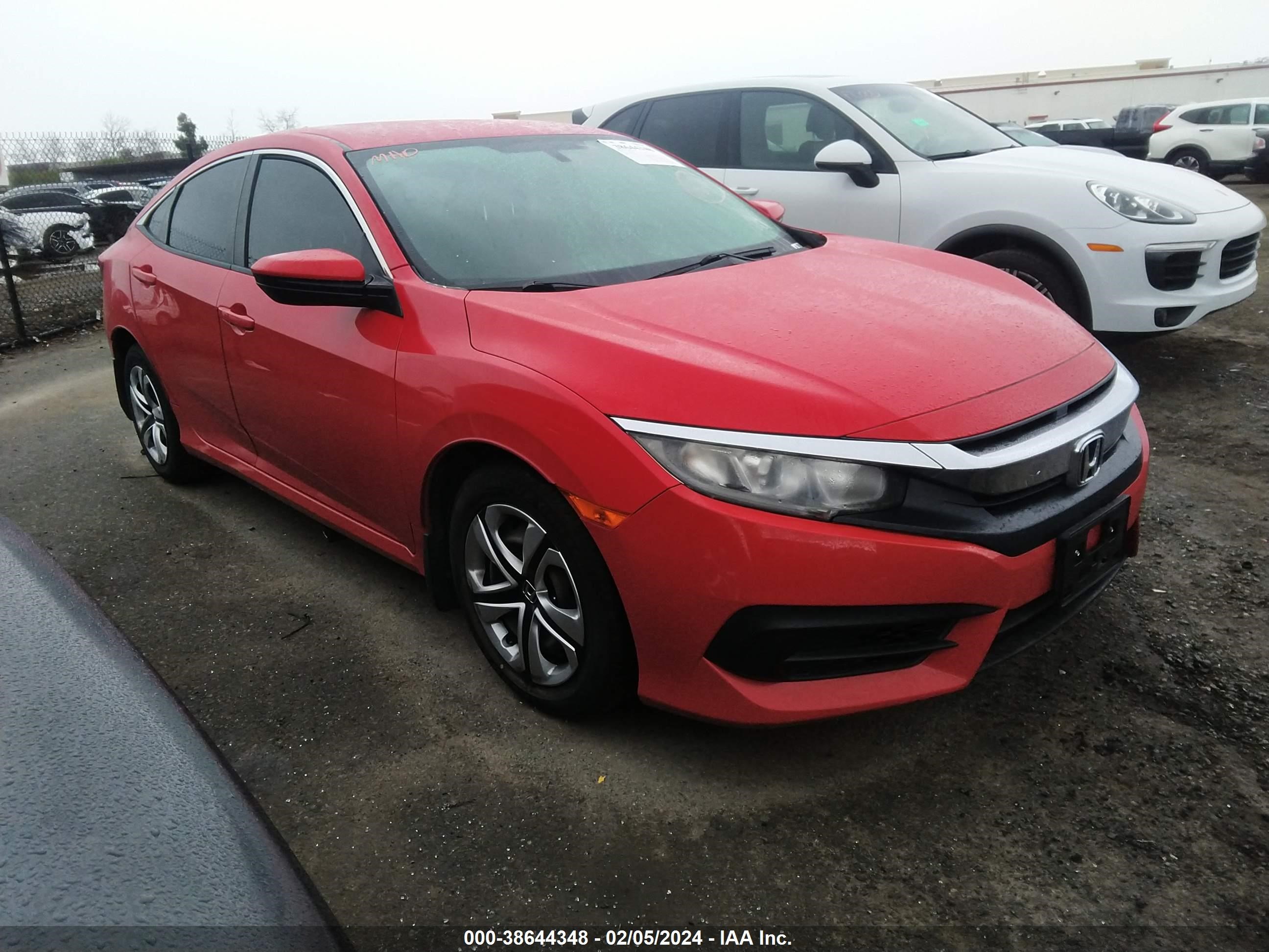 HONDA CIVIC 2016 2hgfc2f54gh545383