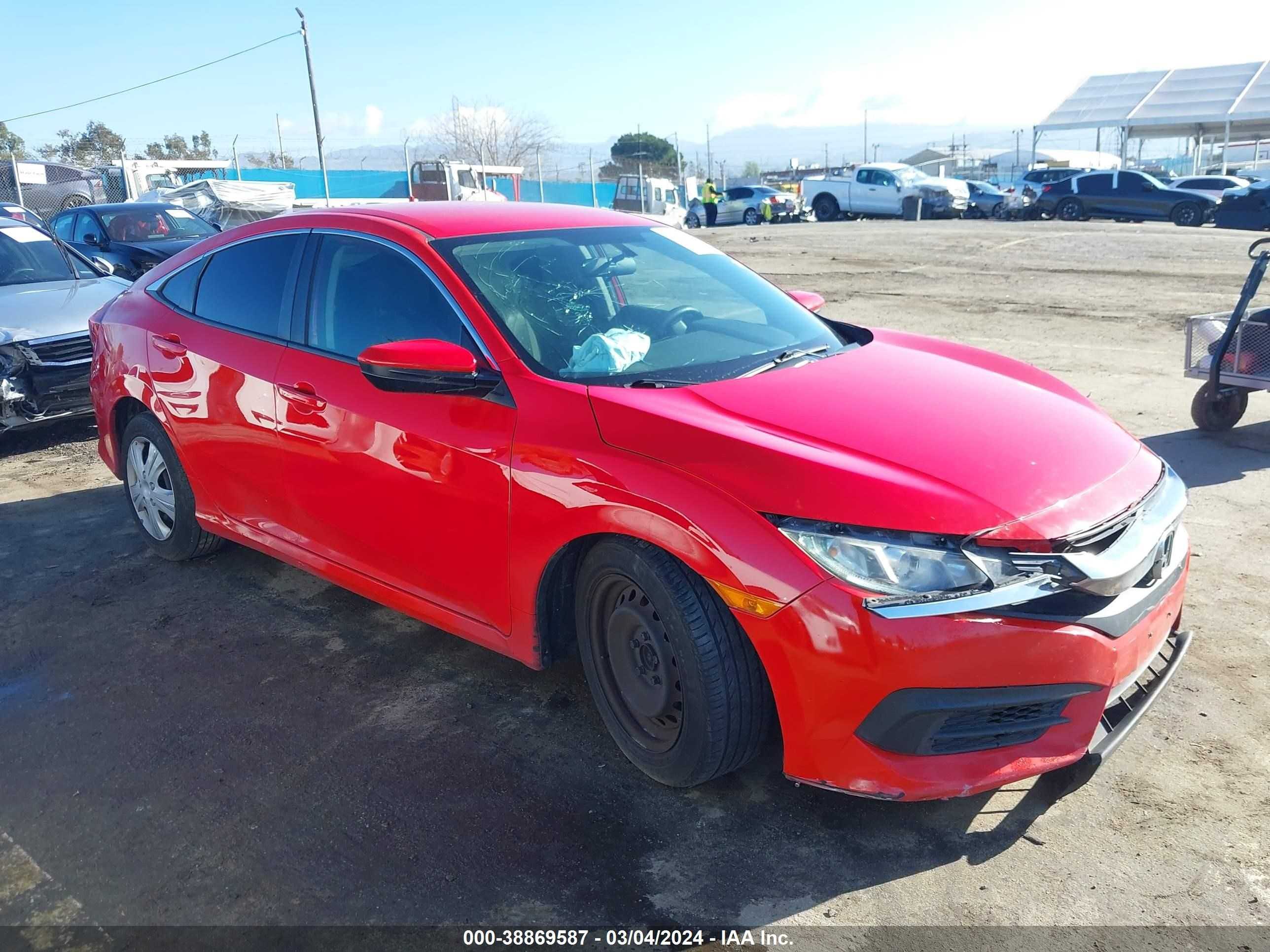 HONDA CIVIC 2016 2hgfc2f54gh548252