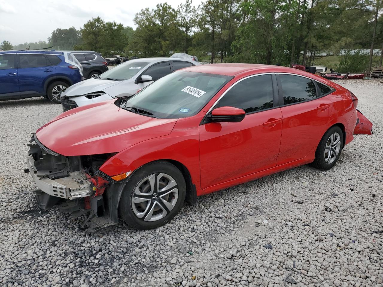 HONDA CIVIC 2017 2hgfc2f54hh557275