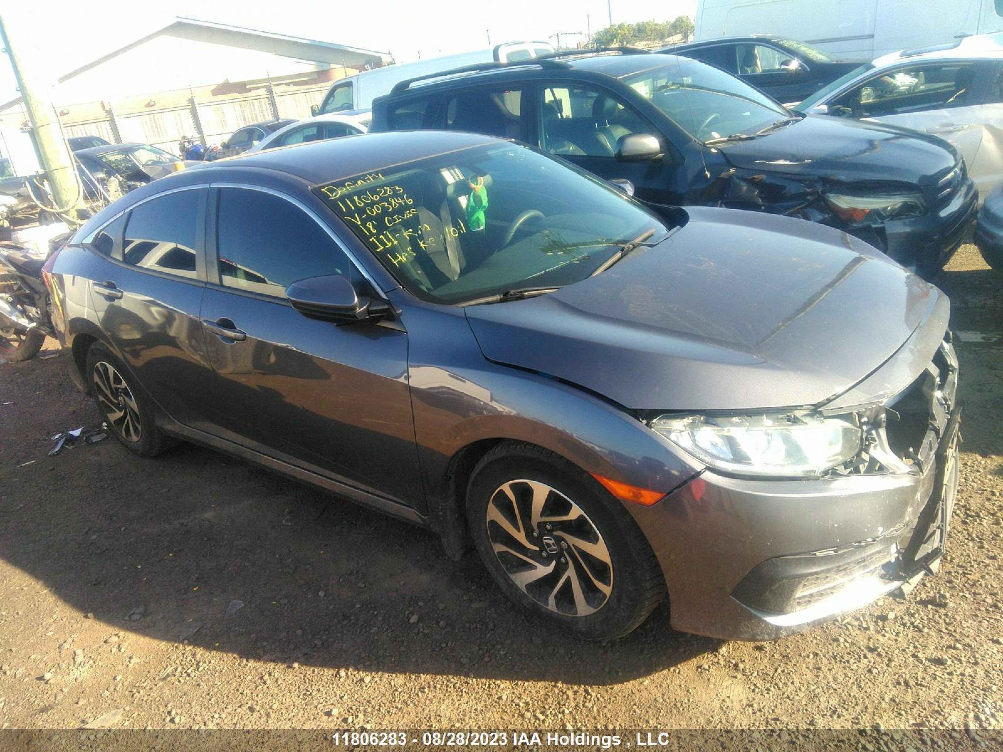 HONDA CIVIC 2018 2hgfc2f55jh003846