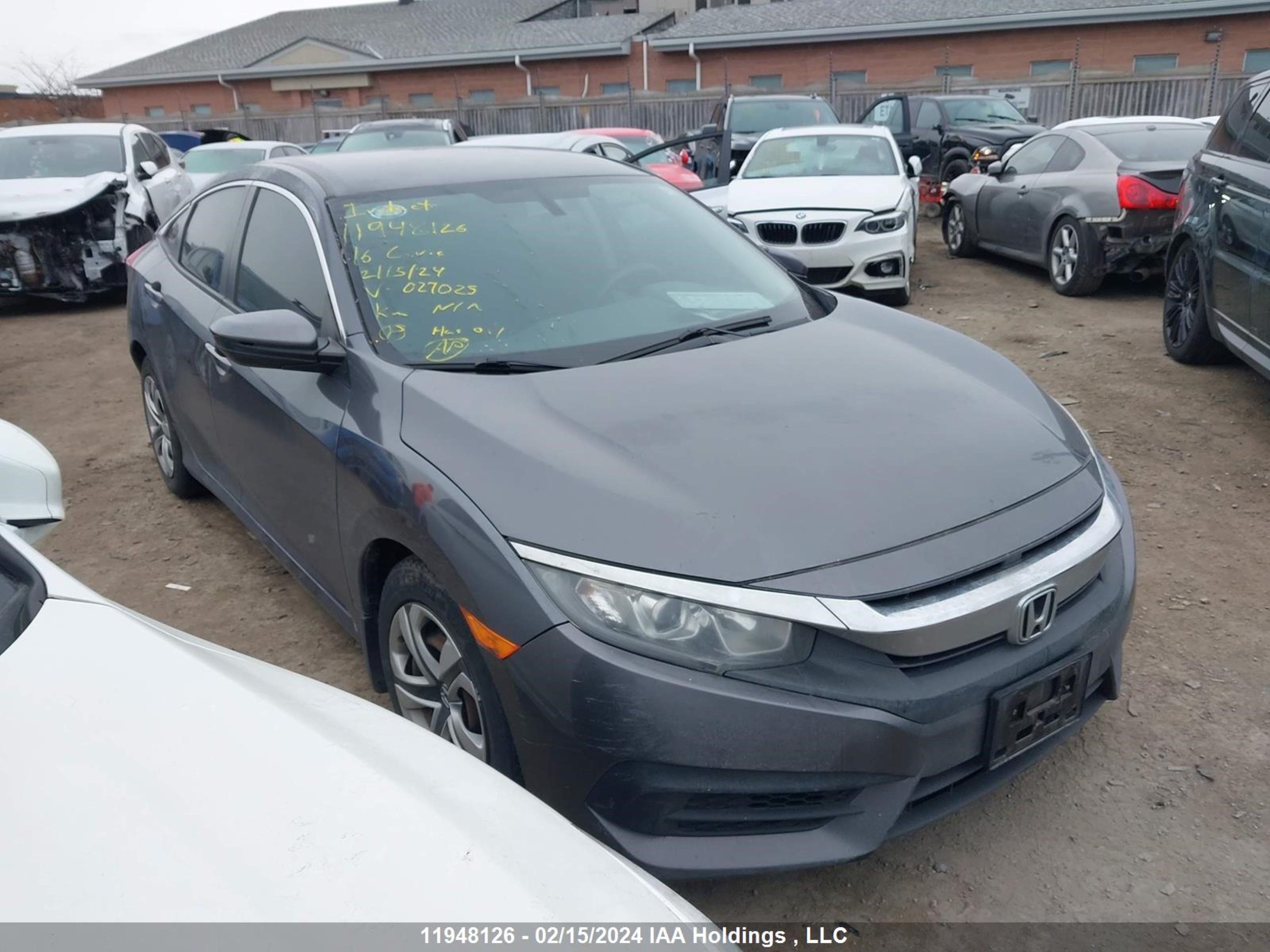 HONDA CIVIC 2016 2hgfc2f57gh027025