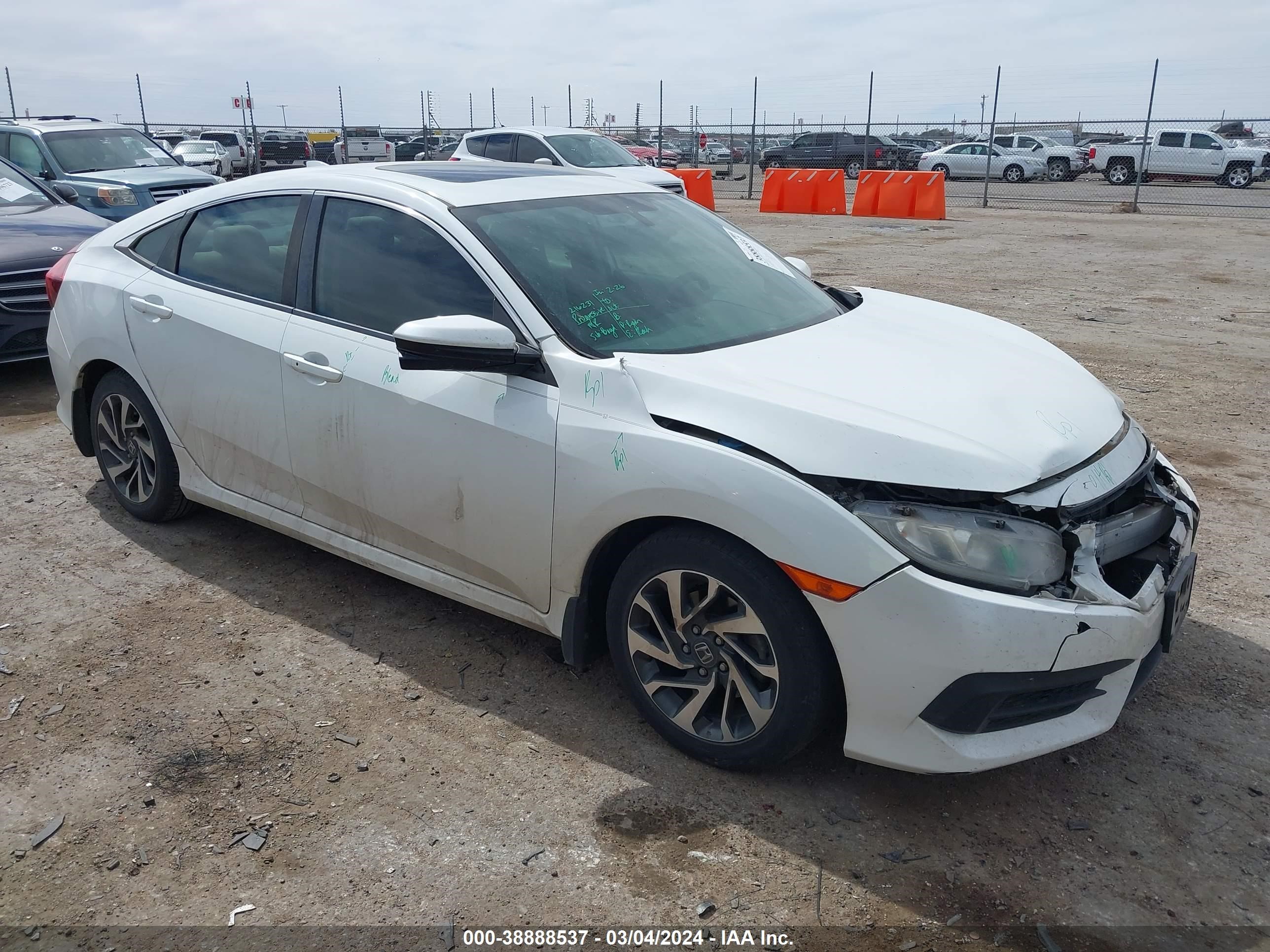 HONDA CIVIC 2017 2hgfc2f71hh505779