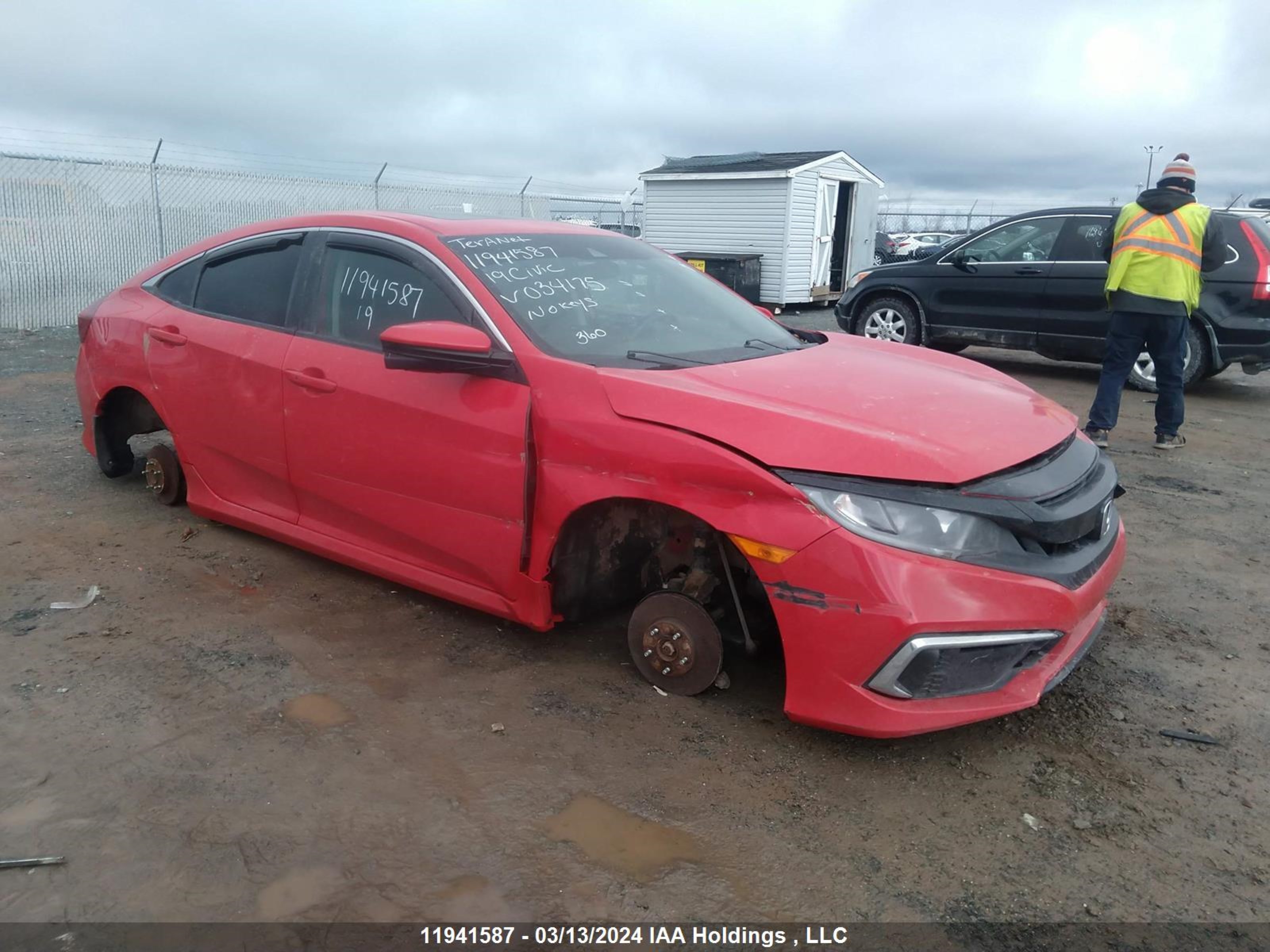 HONDA CIVIC 2019 2hgfc2f73kh034175