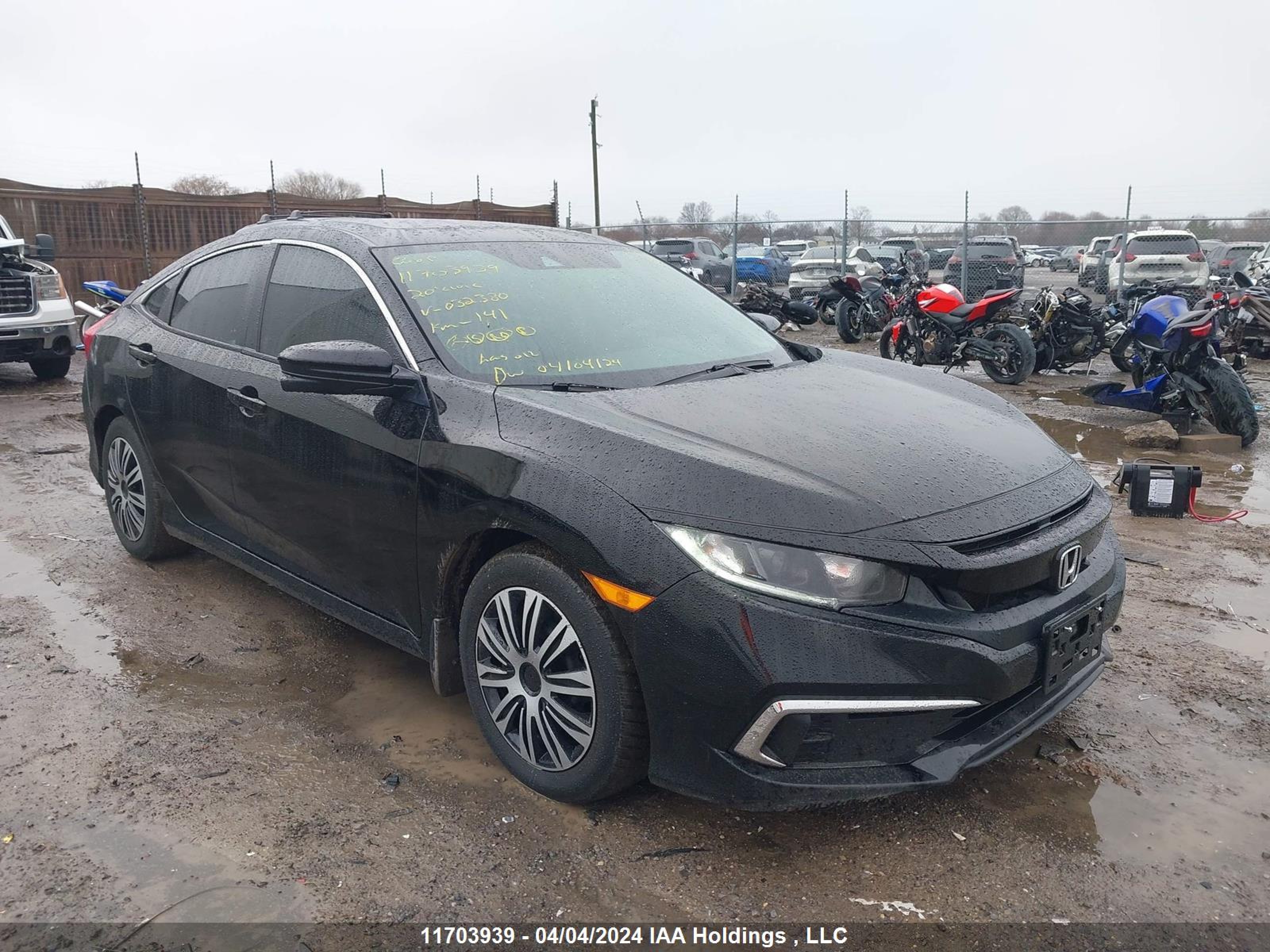 HONDA CIVIC 2020 2hgfc2f73lh032380