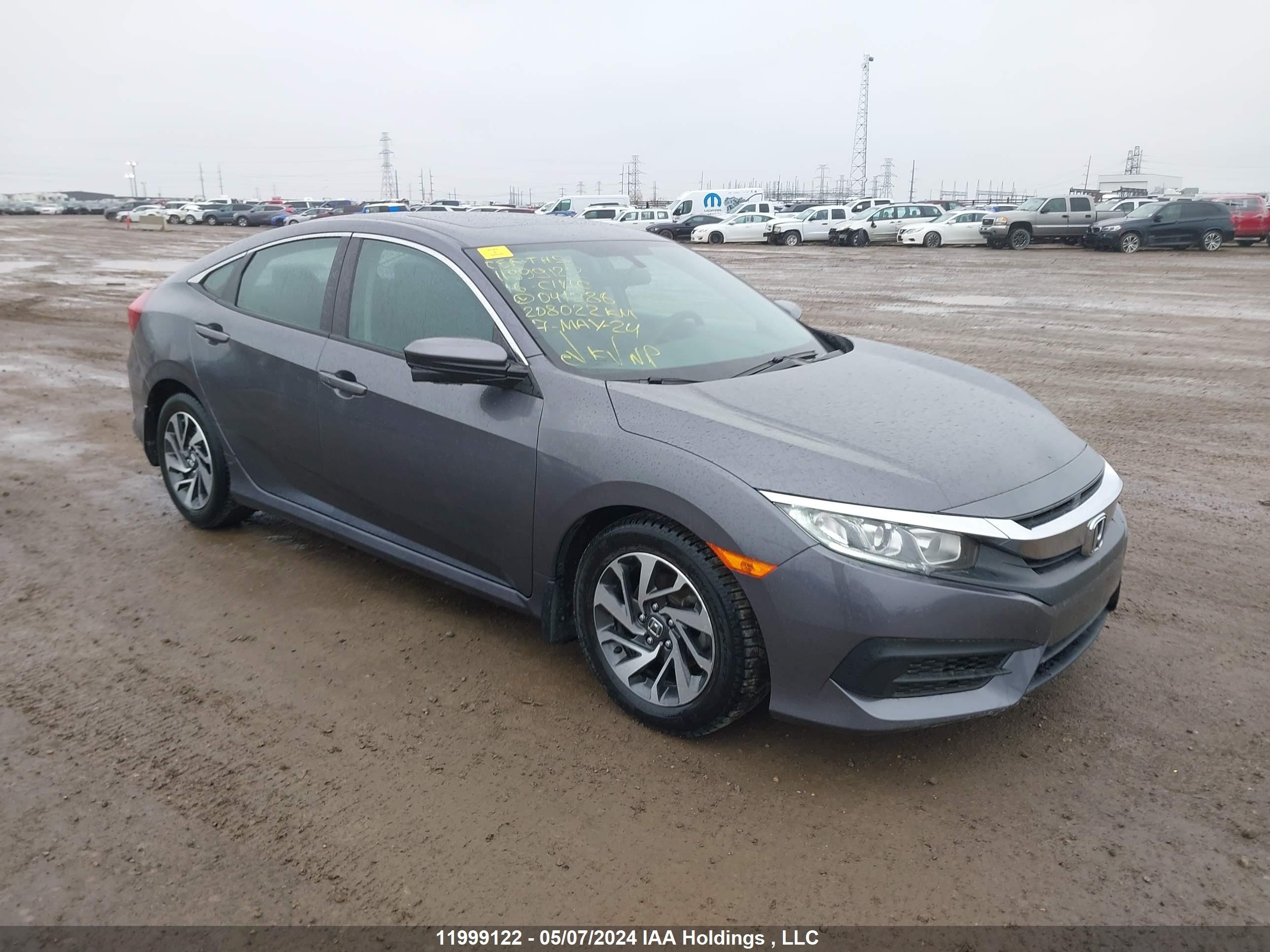 HONDA CIVIC 2016 2hgfc2f74gh041286