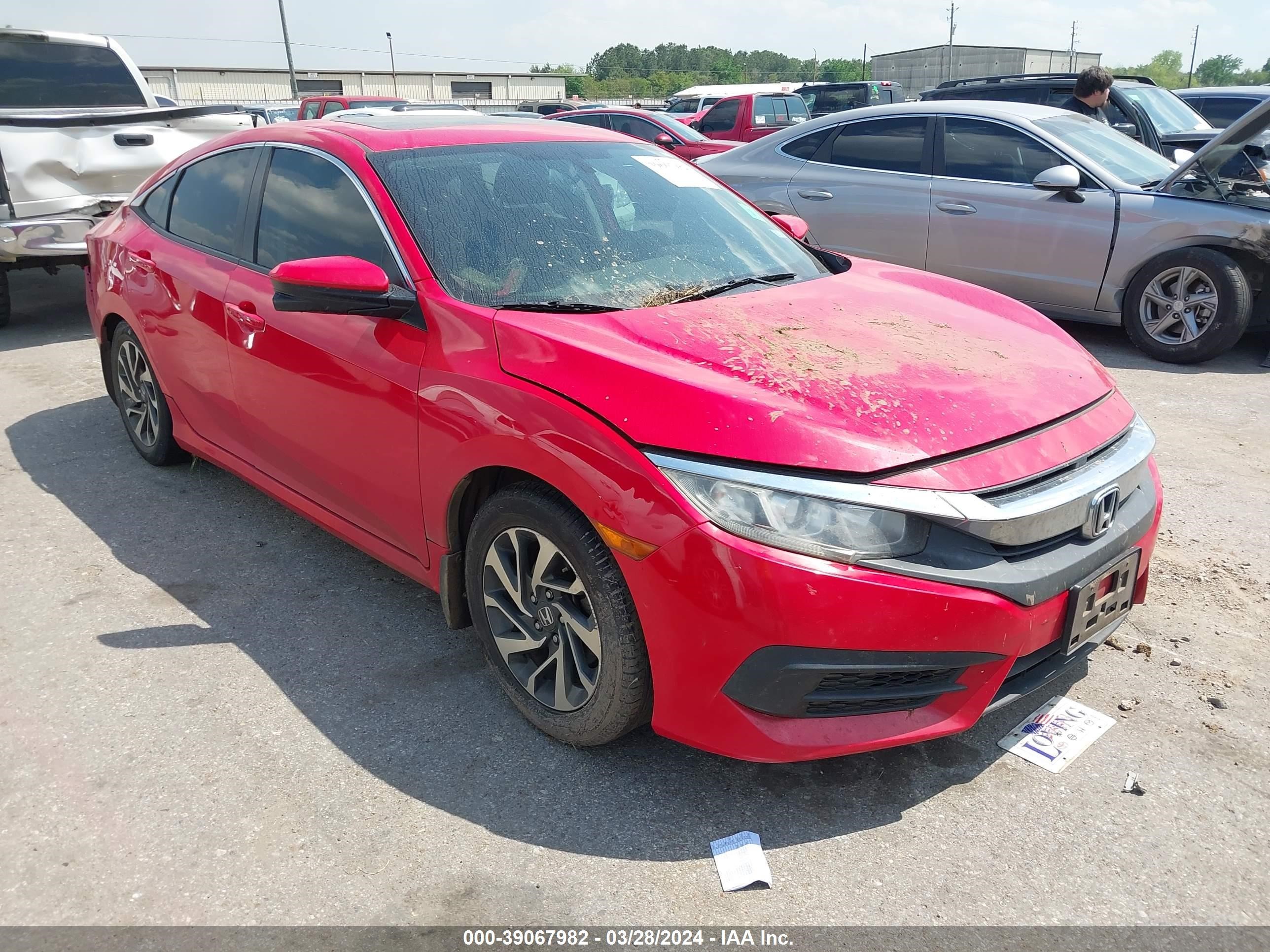 HONDA CIVIC 2016 2hgfc2f74gh564890