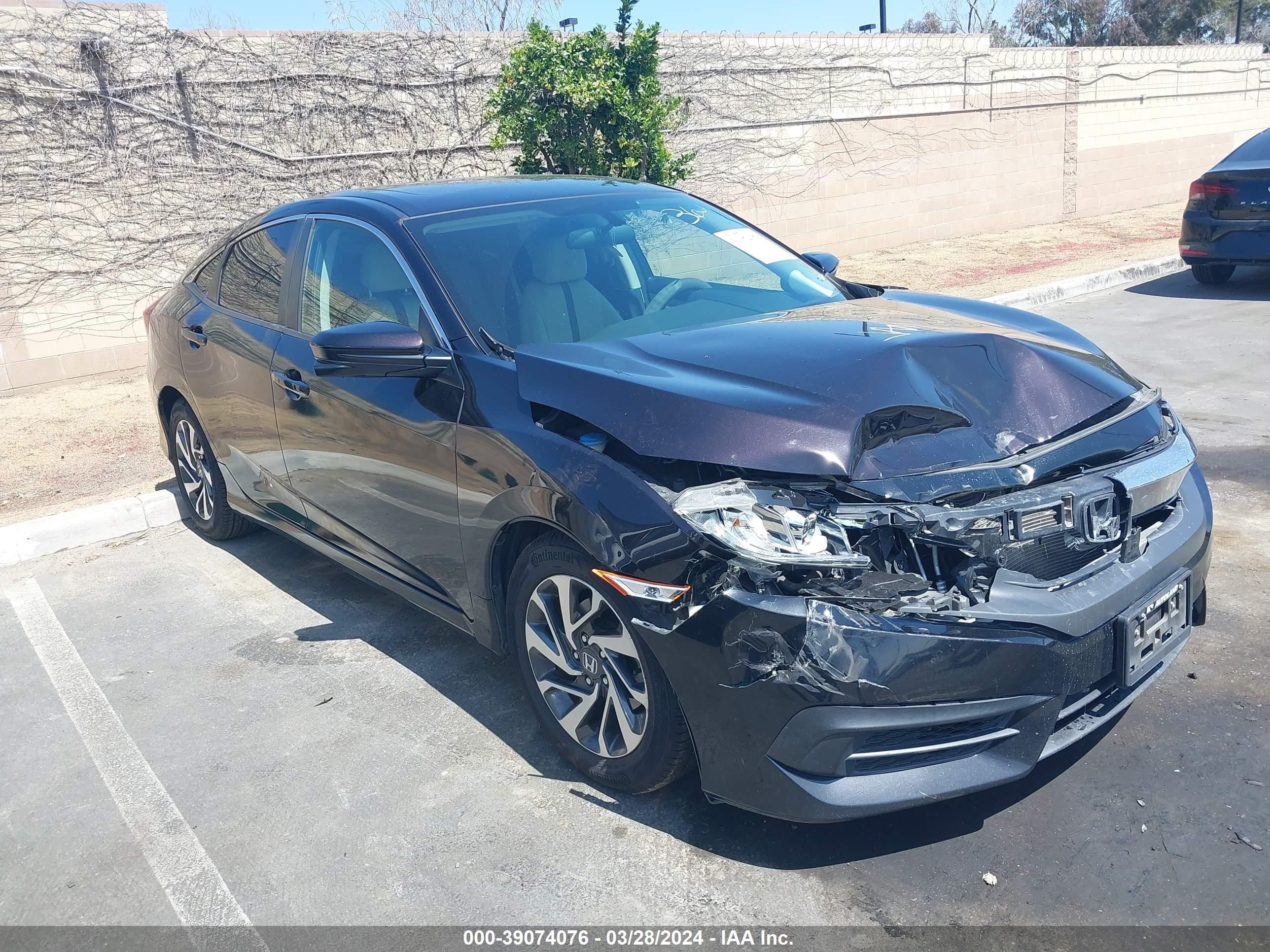 HONDA CIVIC 2016 2hgfc2f77gh549672