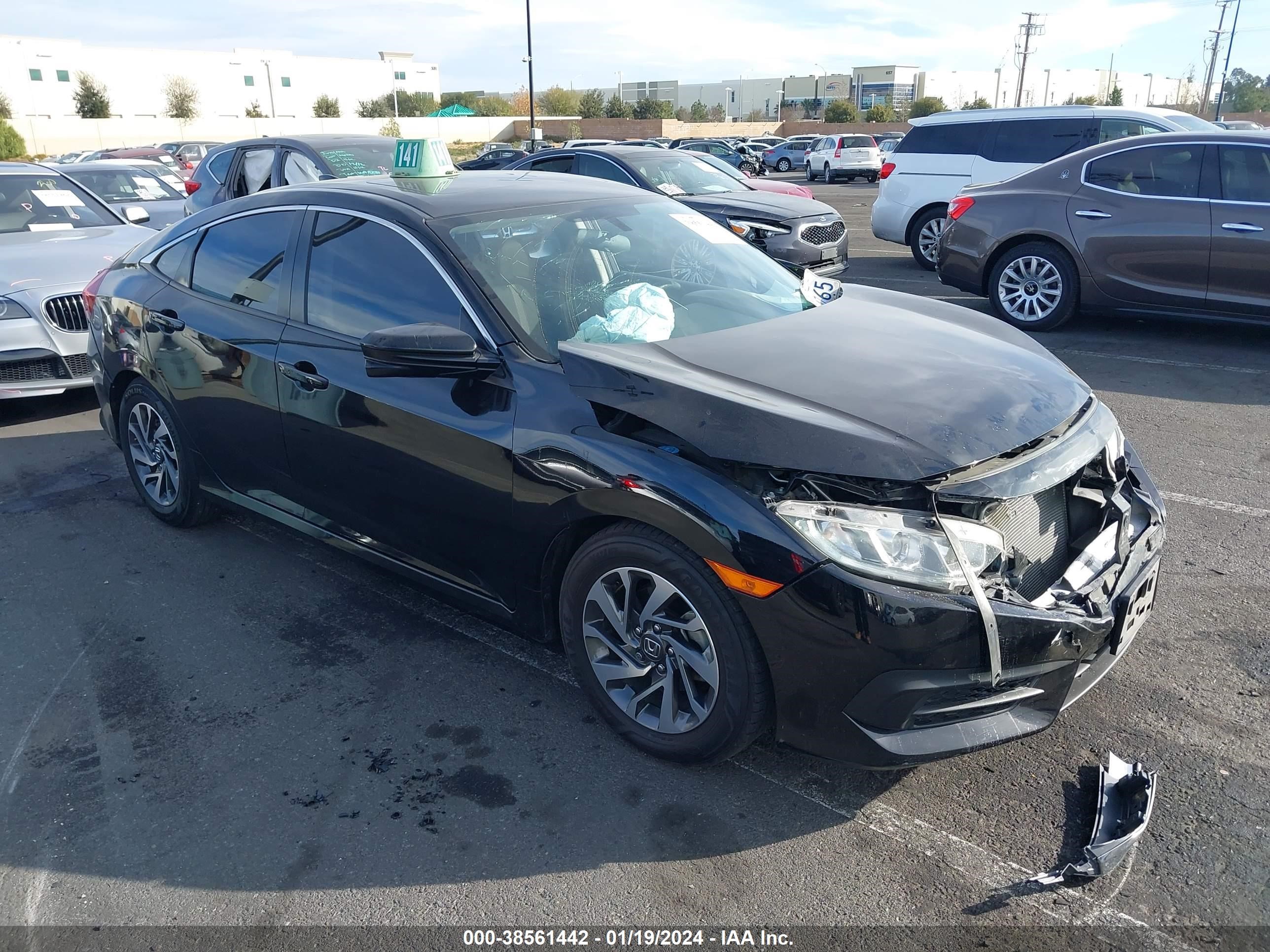 HONDA CIVIC 2017 2hgfc2f77hh576033