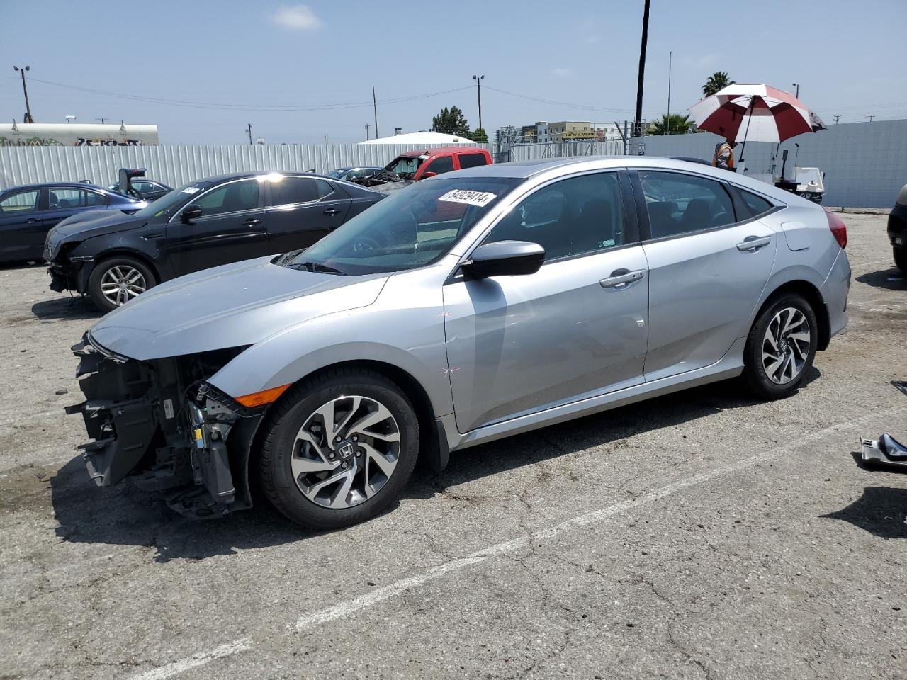 HONDA CIVIC 2018 2hgfc2f77jh609733