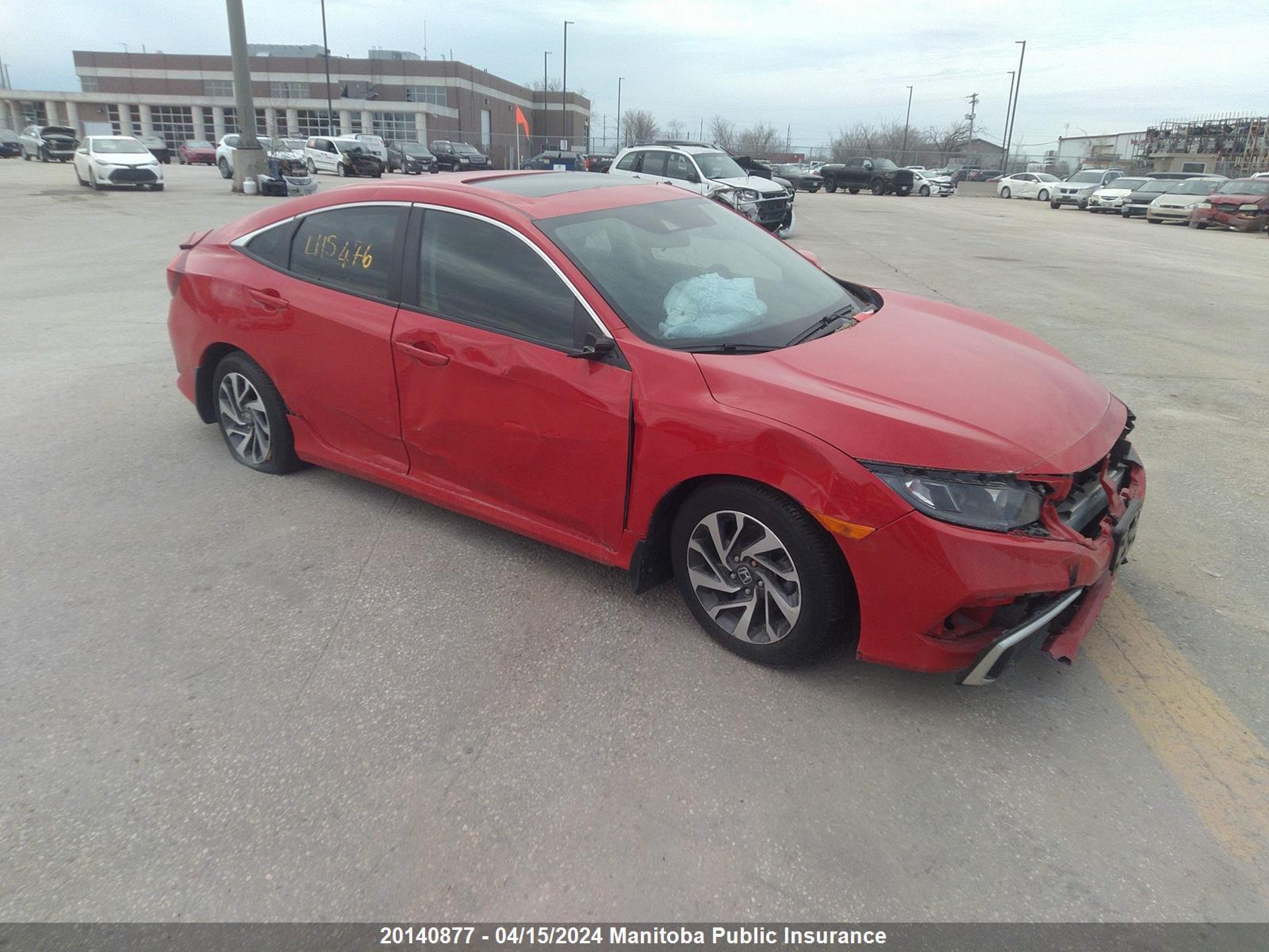 HONDA CIVIC 2019 2hgfc2f79kh030776