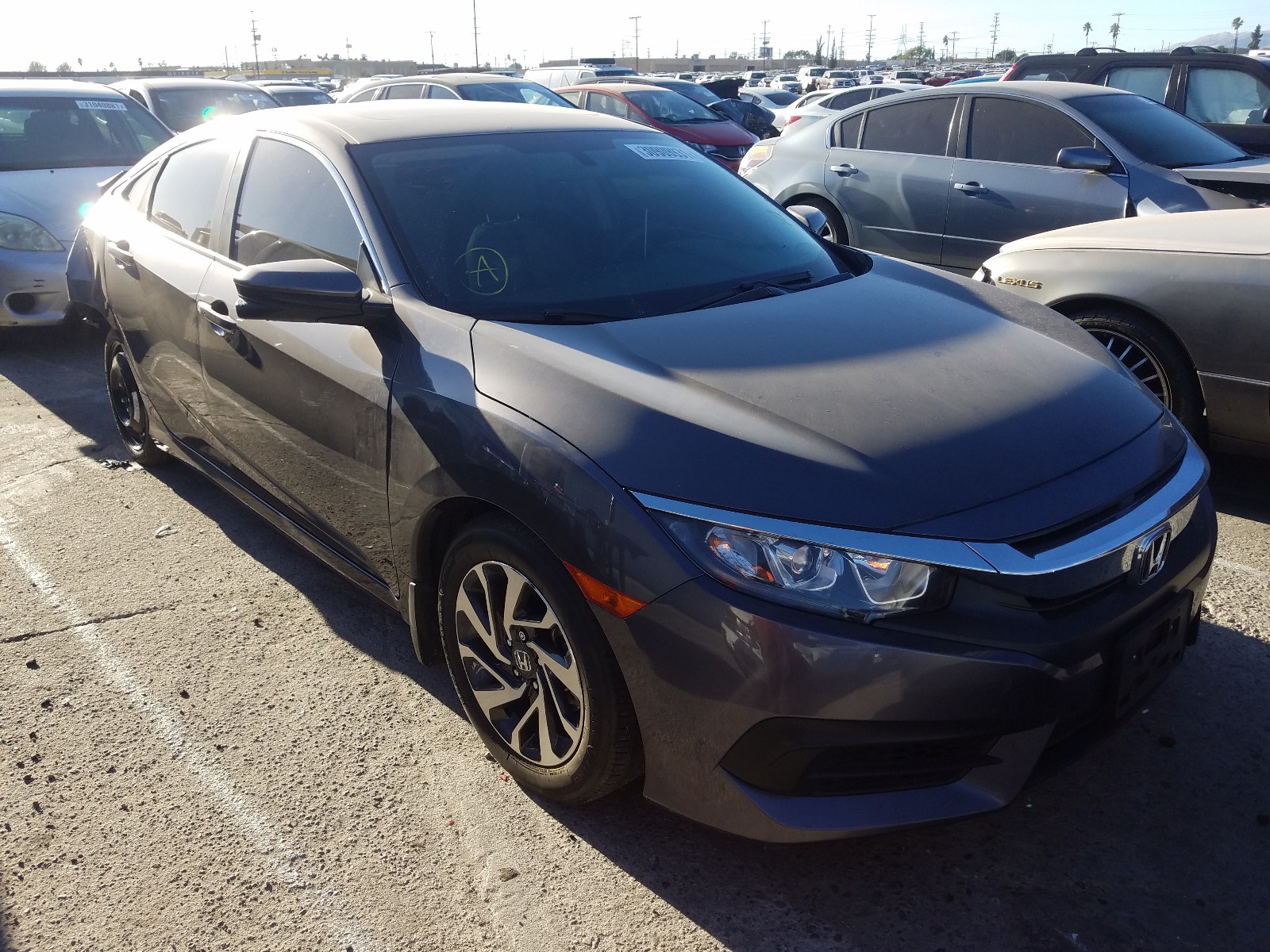 HONDA CIVIC EX 2017 2hgfc2f7xhh504100