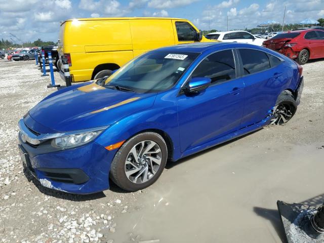 HONDA CIVIC EX 2018 2hgfc2f7xjh588506