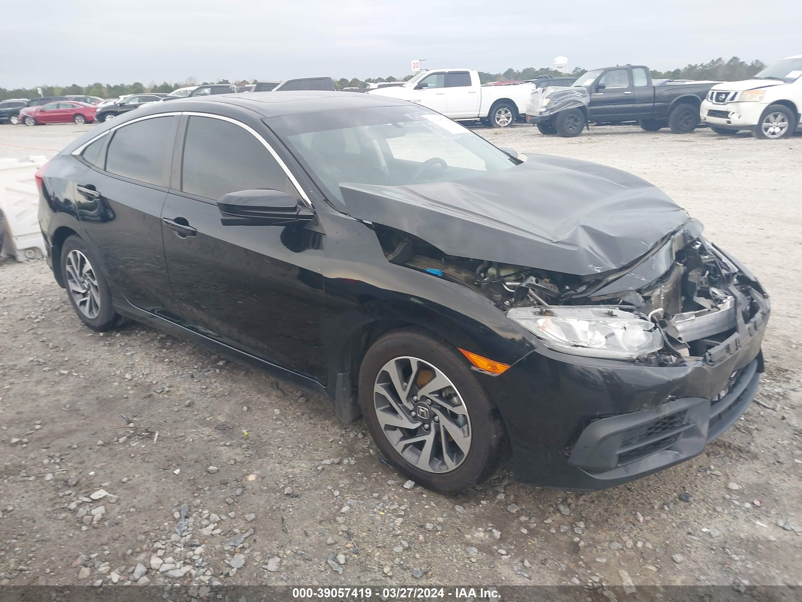 HONDA CIVIC 2018 2hgfc2f7xjh607765